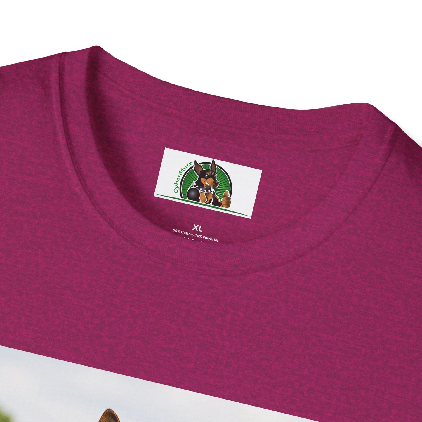 German Shepherd Soccer T-Shirt — Sports Dog Playing Soccer