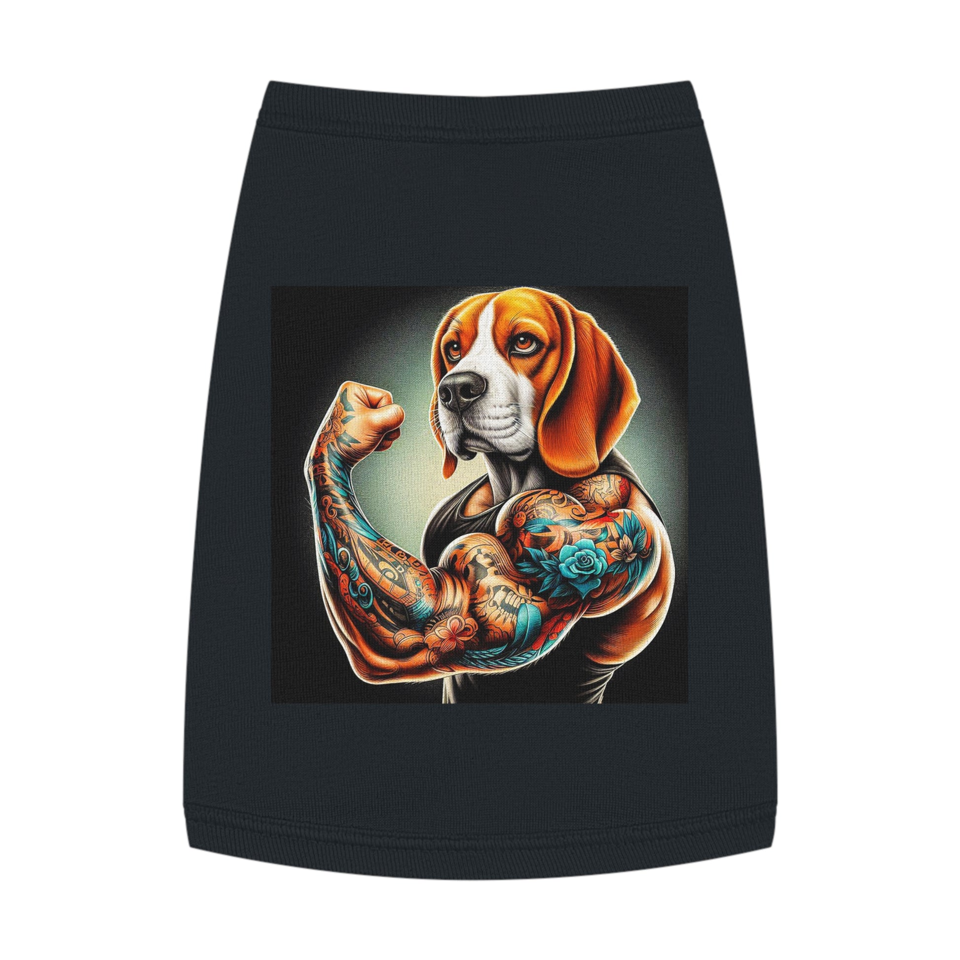 Pet Tank Top Beagle Muscle Dog Pets Printify   