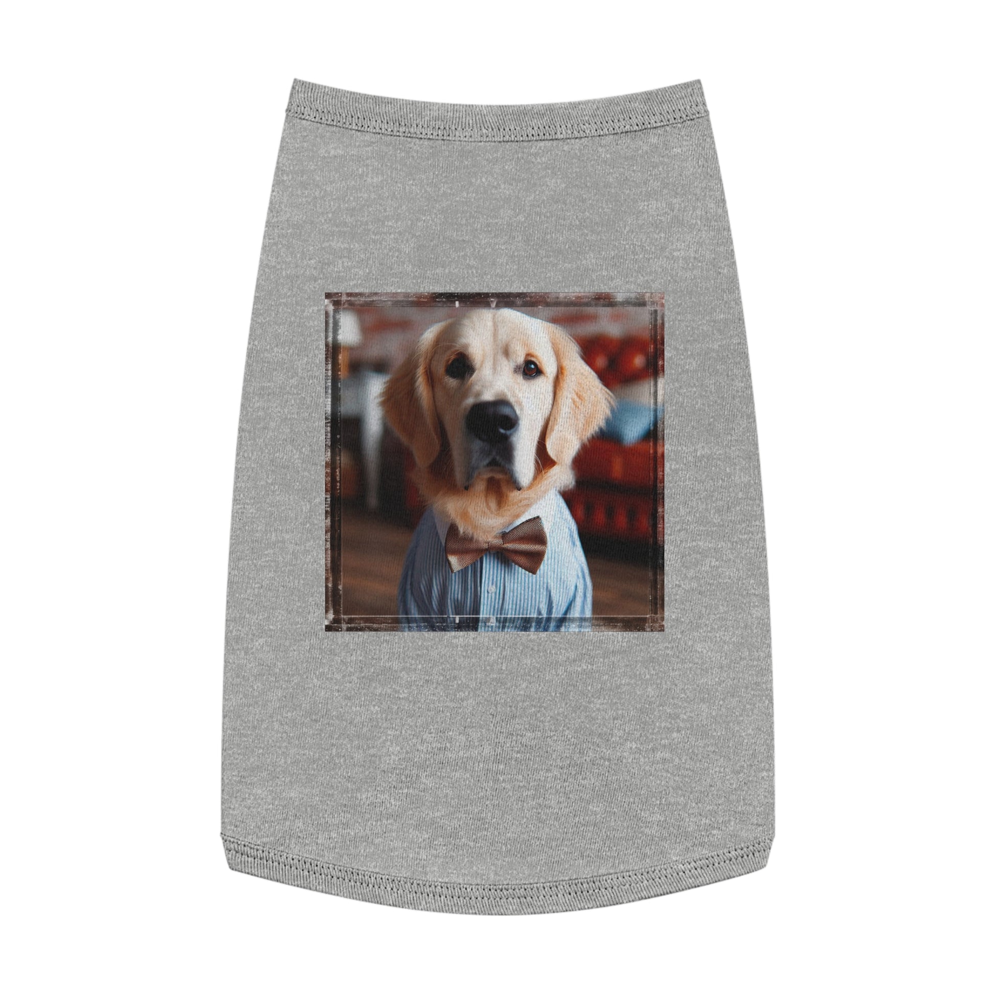 Golden Retriever pet tank top Pets Printify   