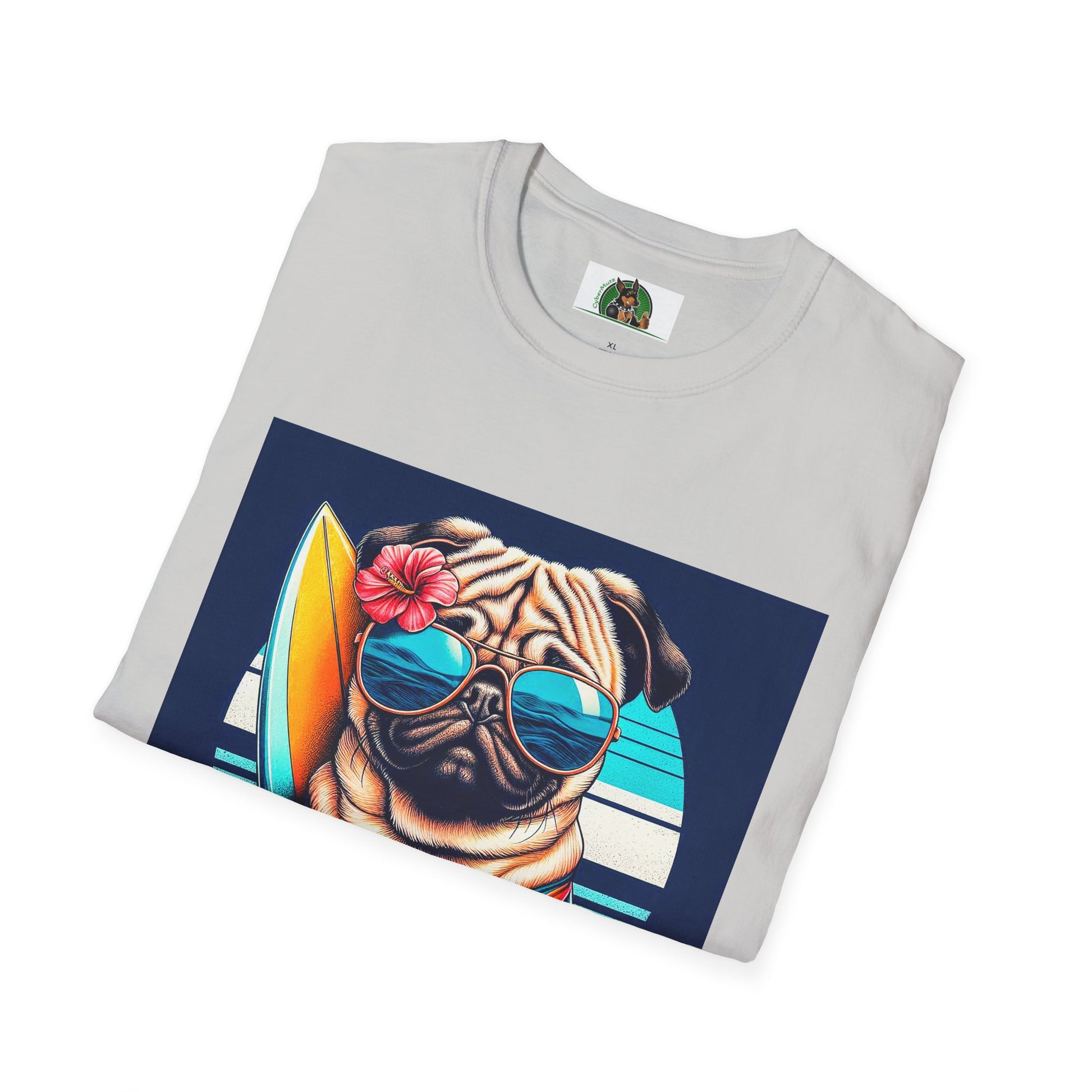 Pugs T-Shirt Printify   