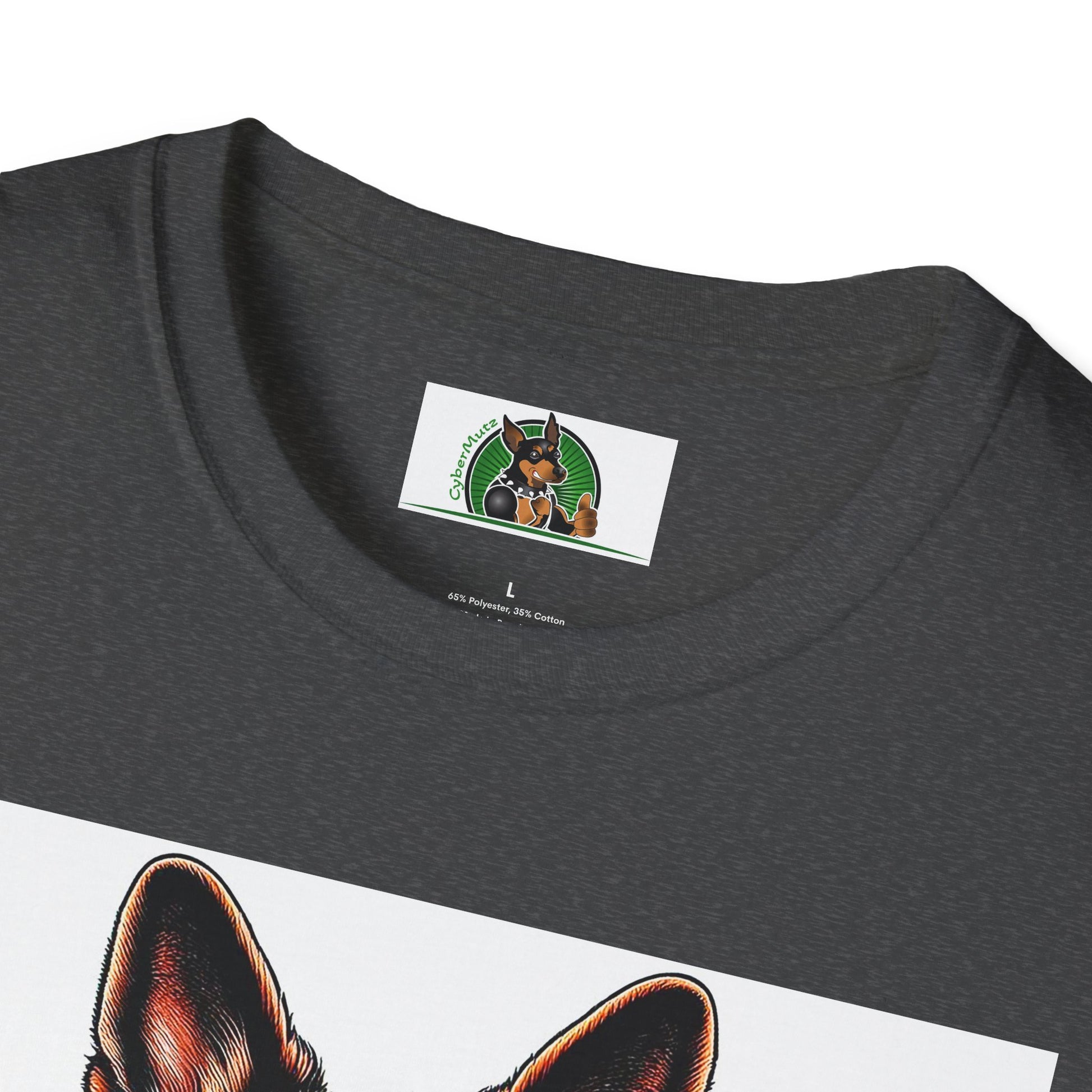 German Shepherd business suit shirt T-Shirt Printify