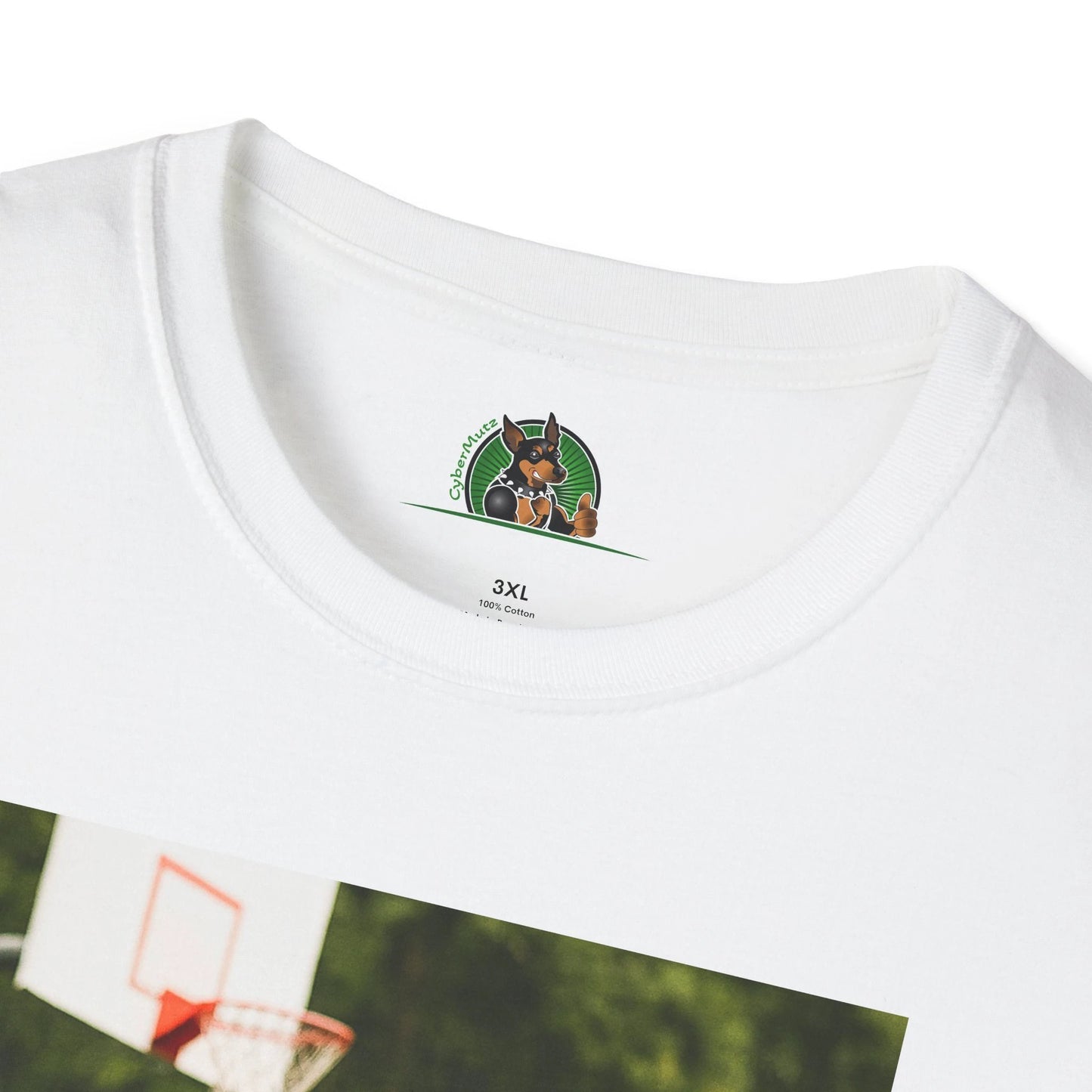 Great Dane Playing Basketball T-Shirt — Sports Dog Tee T-Shirt Printify