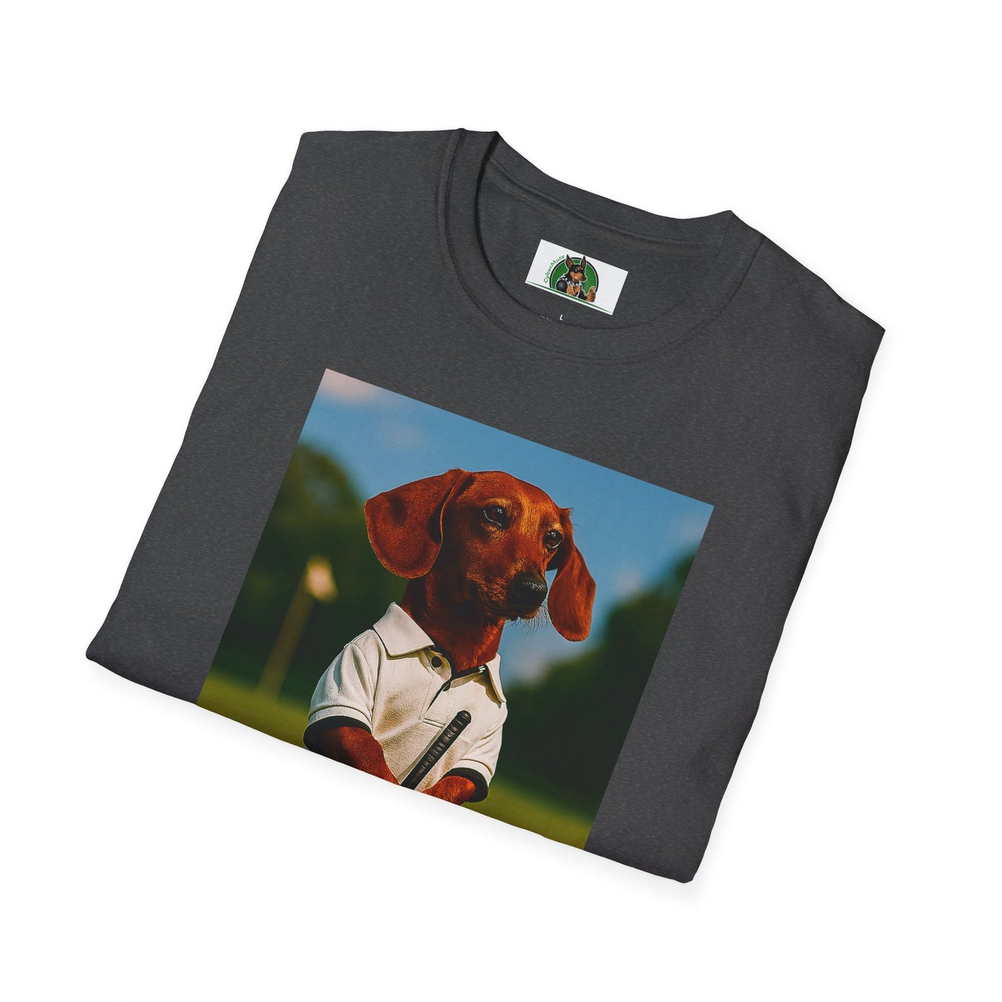 Sports Dachshund Golf T-Shirt T-Shirt Printify