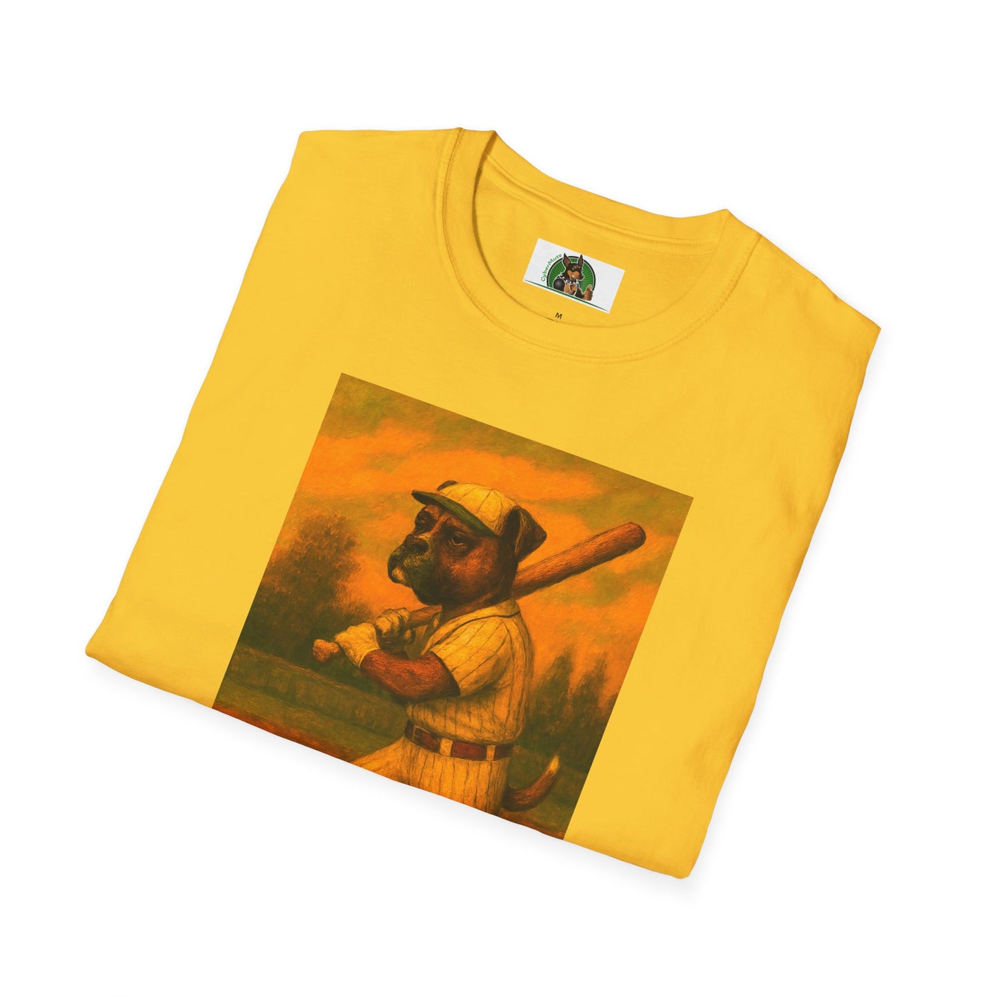 Boxer Puppy Dogs Unisex T-Shirt - Baseball Sports Theme