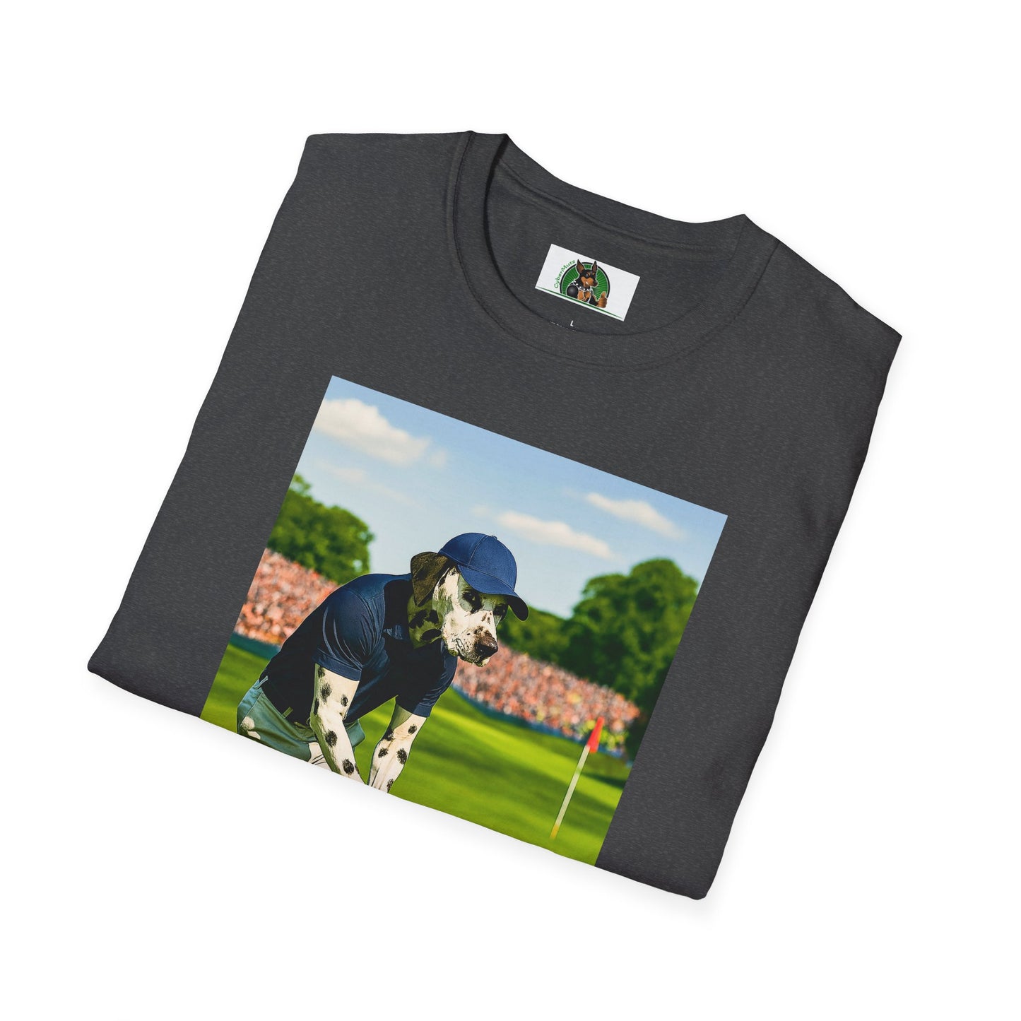 Golf Dalmatian Sports T-Shirt T-Shirt Printify