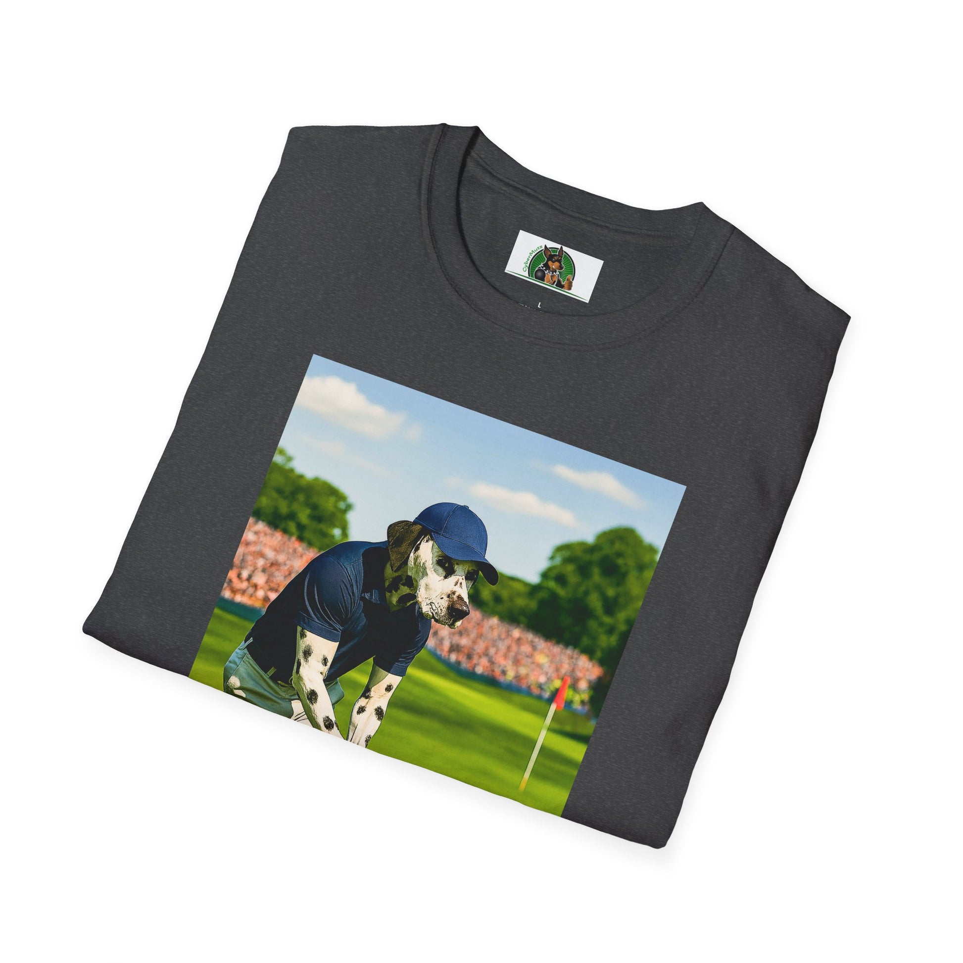 Golf Dalmatian Sports T-Shirt T-Shirt Printify
