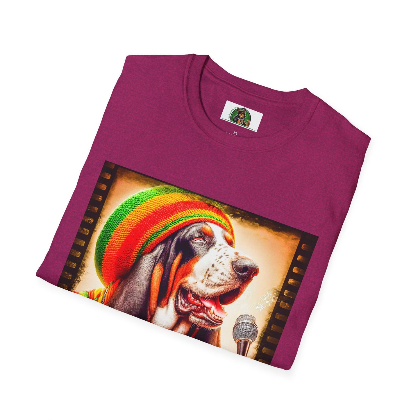 Basset Hound Playing Guitar Singing