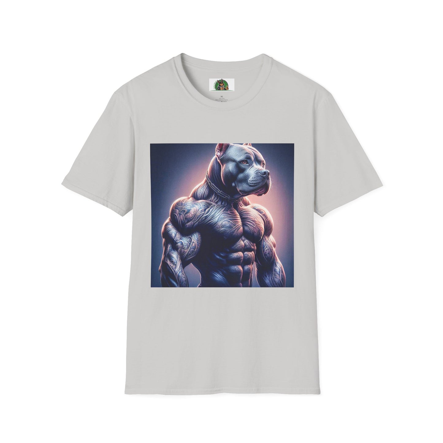 Pit Bull T-Shirt Printify S Ice Grey