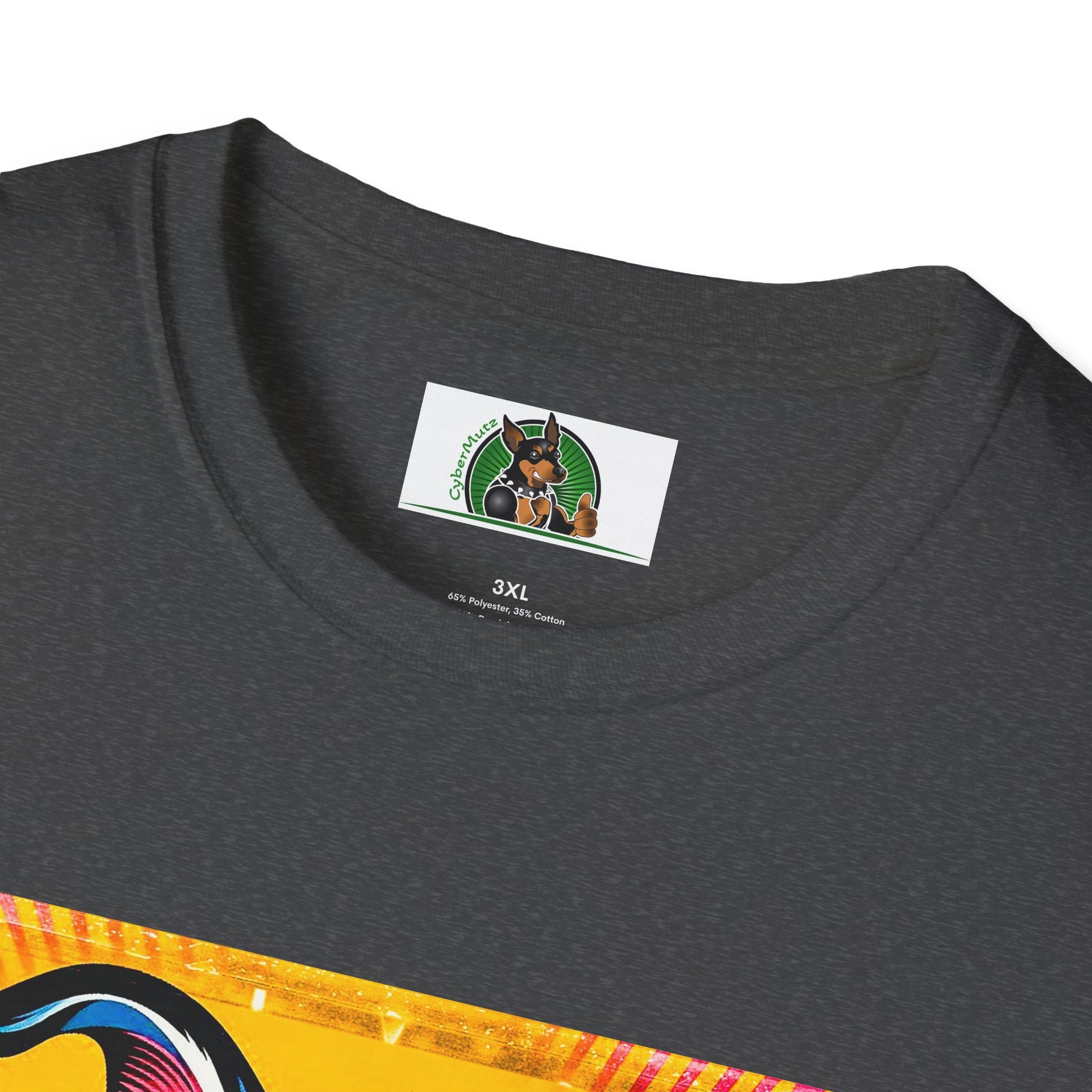 Miniature Schnauzer colorful art t shirt T-Shirt Printify