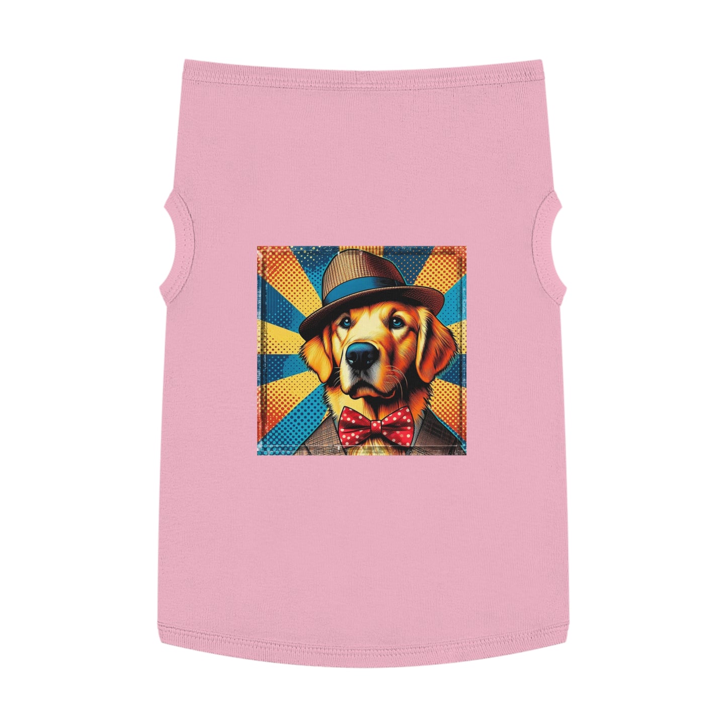 Golden Retriever pet tank top Pets Printify XL Pink 