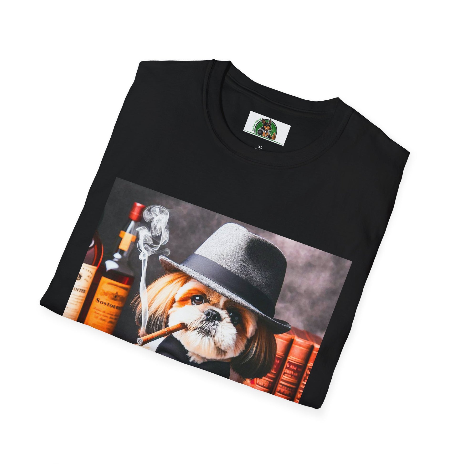 Shih Tzu cigars shirt T-Shirt Printify