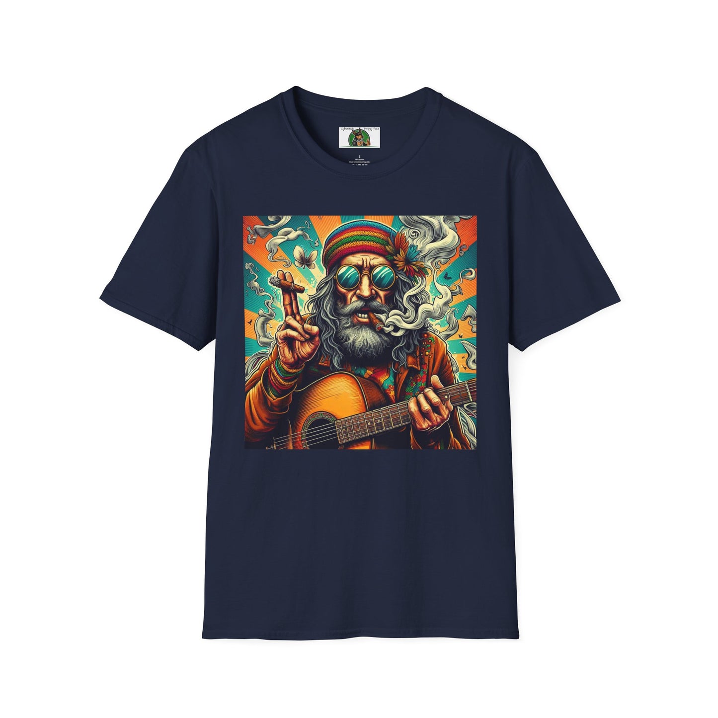 Wacky Old Dude T-Shirt Printify Navy S 