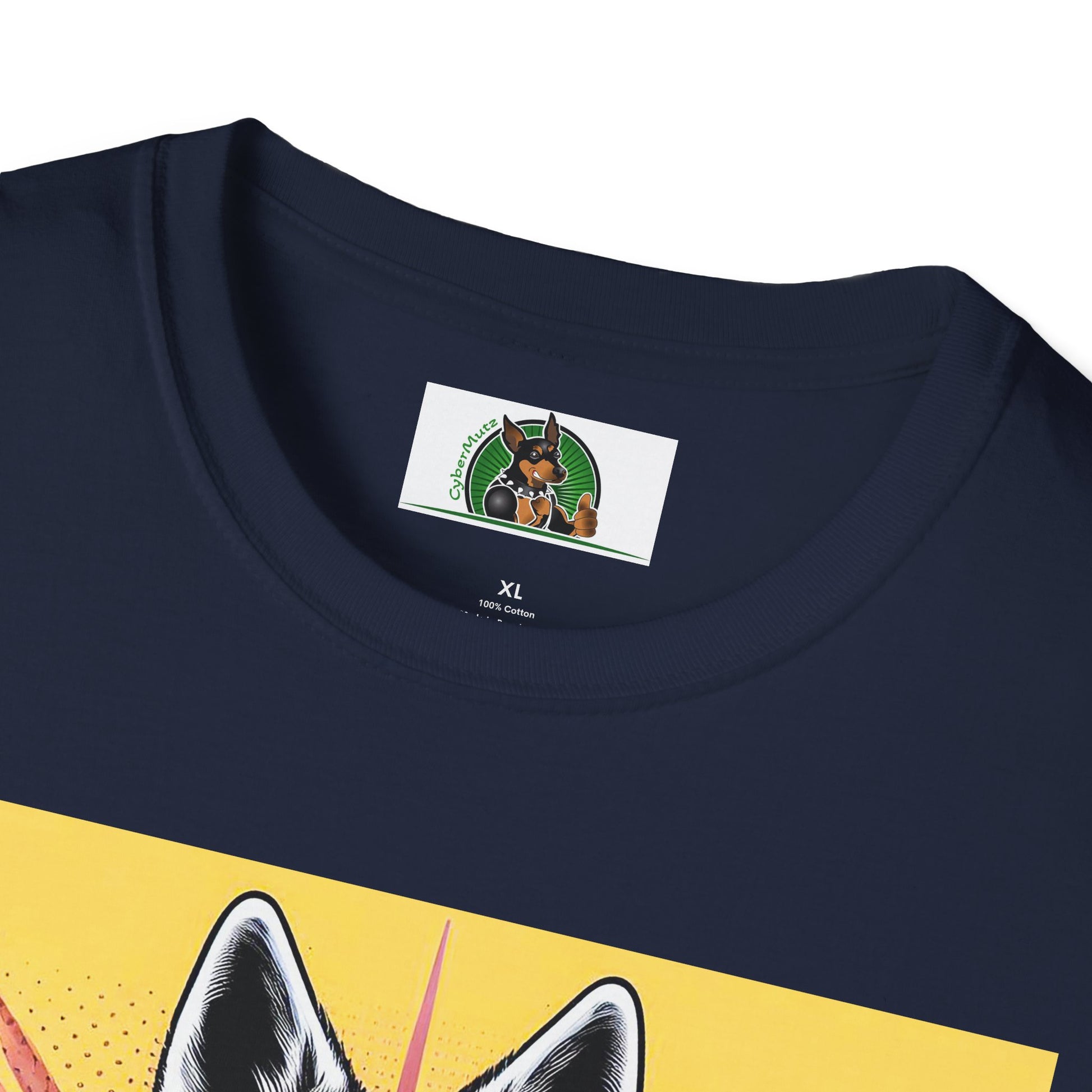 German Shepherd arms and flexing shirt T-Shirt Printify