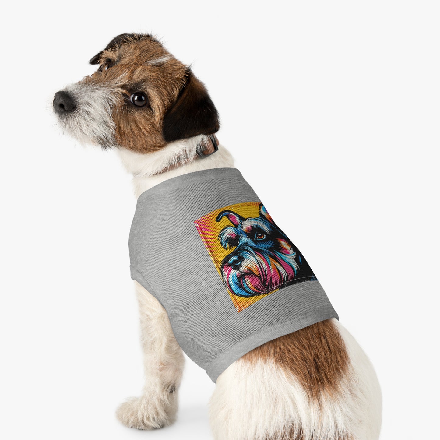 Pet Tank Top Miniature Schnauzer Pets Printify   