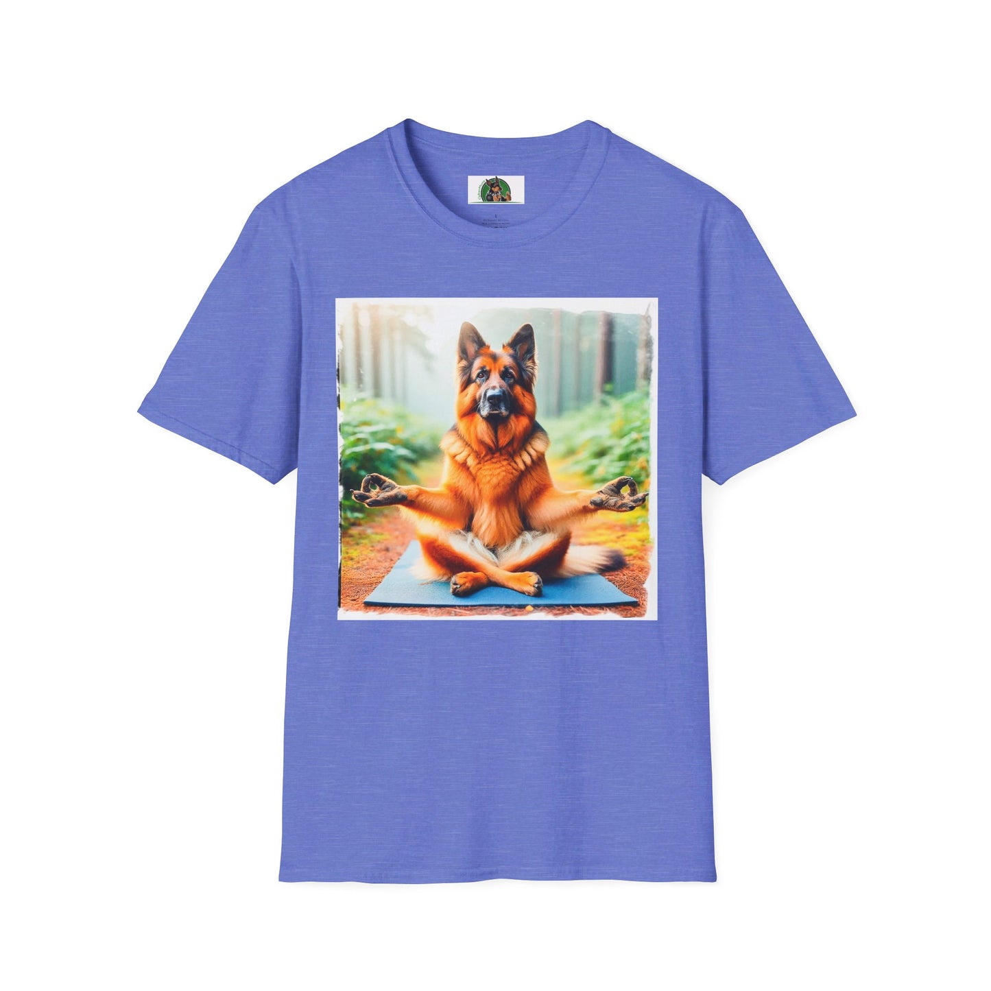 German Shepherd T-Shirt Printify Heather Royal S 