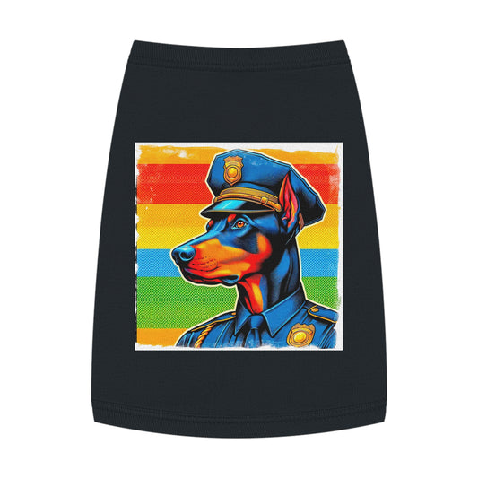 Pet Tank Top Doberman Pets Printify M Black