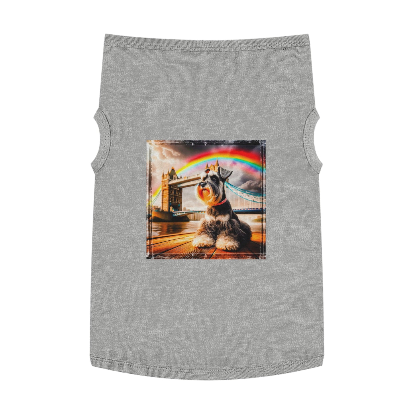 Pet Tank Top Miniature Schnauzer Pets Printify XL Heather 