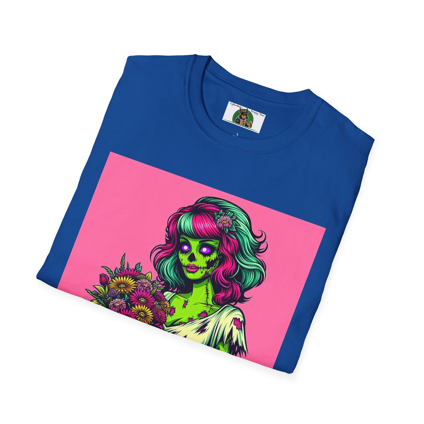 Wacky Zombie Pin Up Girl T-Shirt Printify   