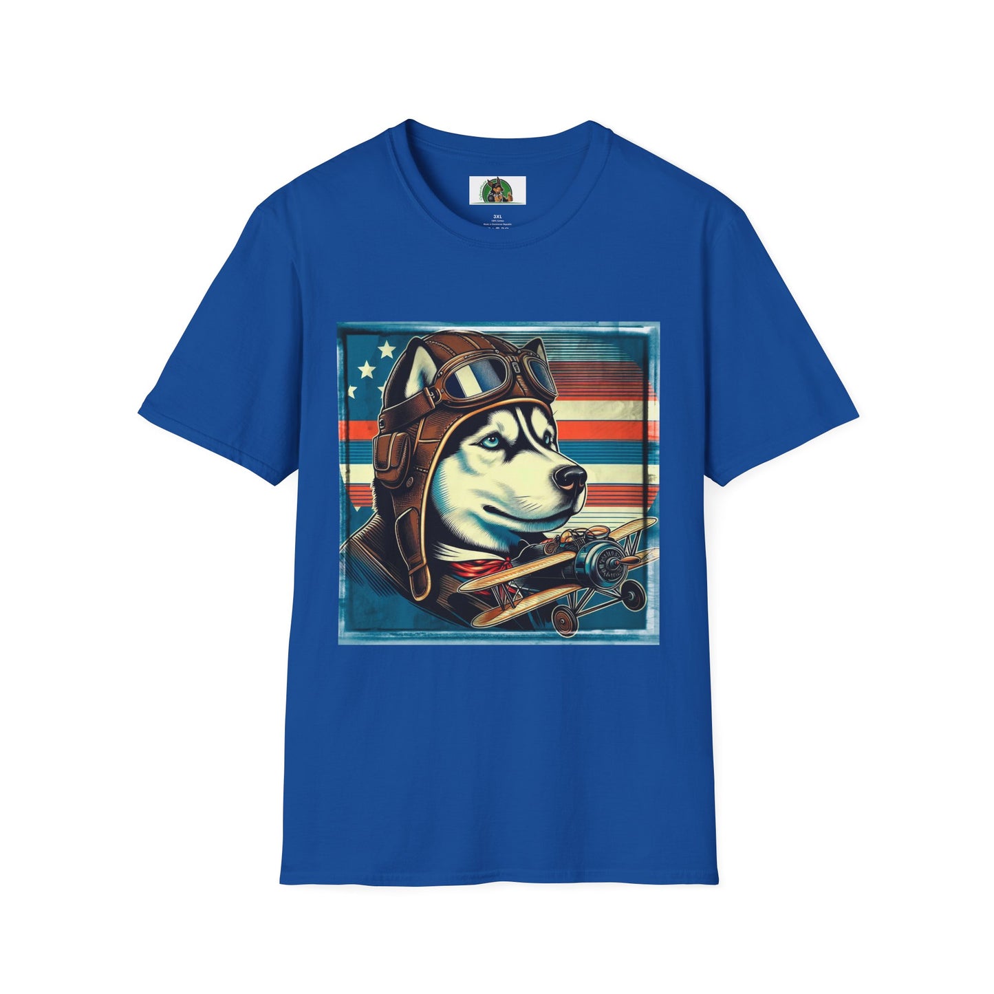 Husky T-Shirt Printify XS Royal