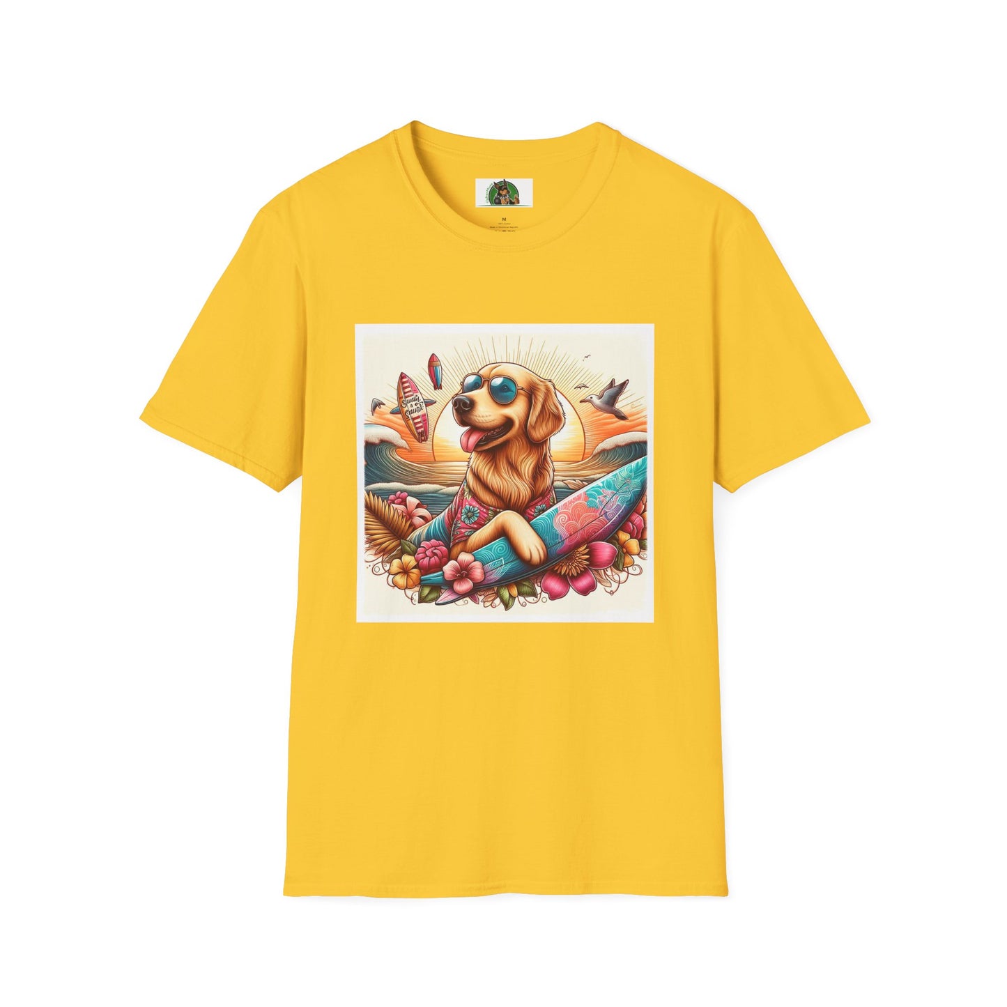 Golden Retriever T-Shirt Printify S Daisy