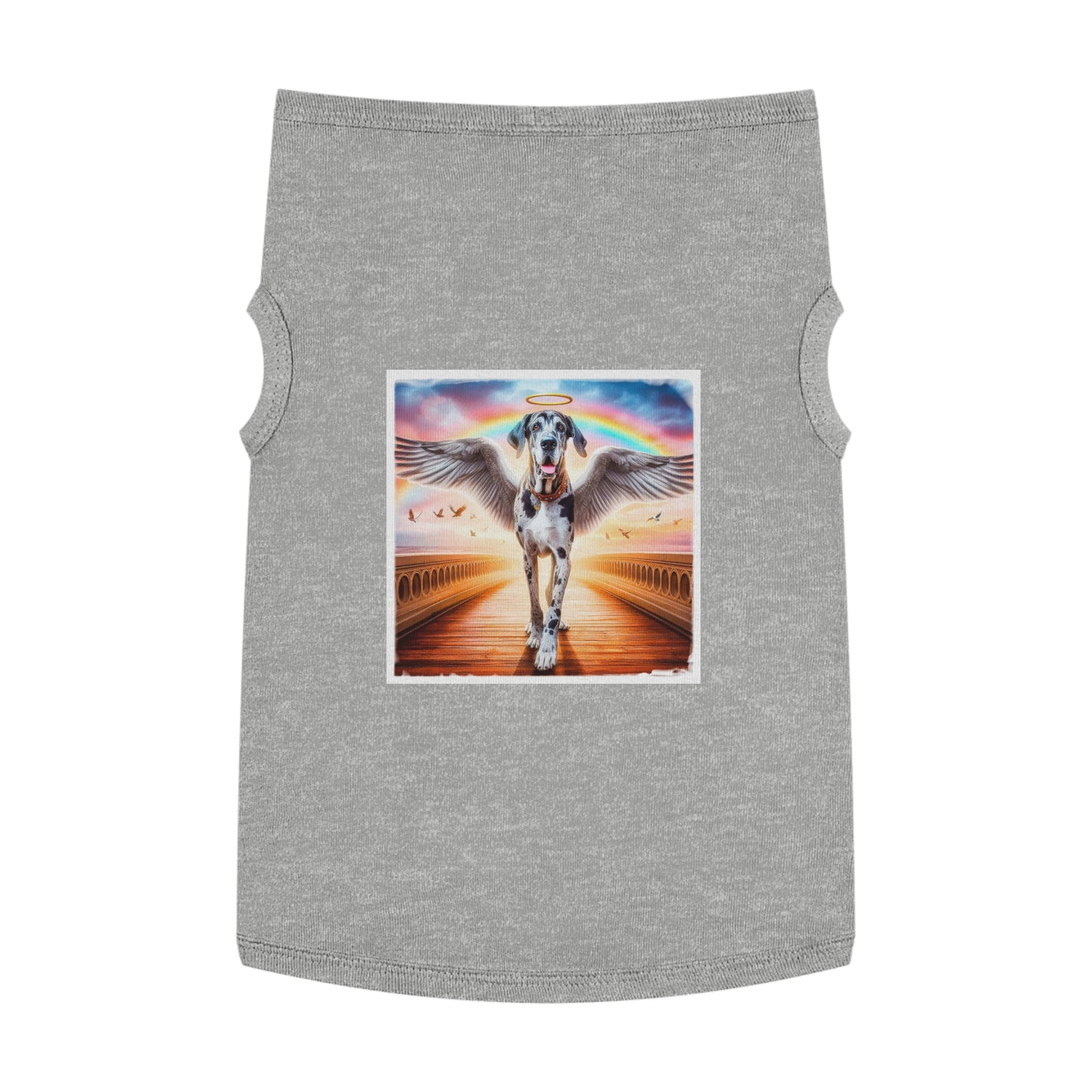 Pet Tank Top Great Dane Pets Printify XL Heather 