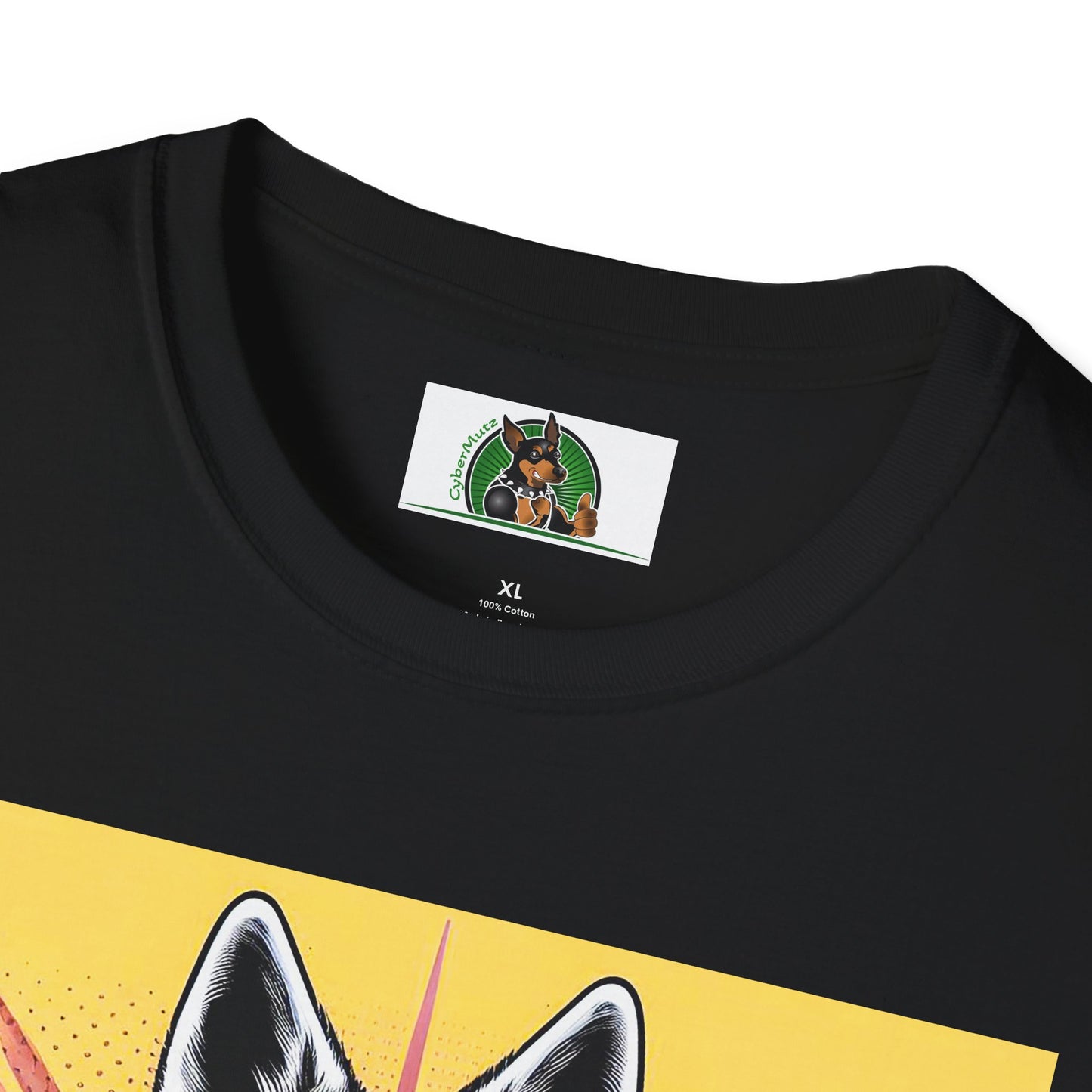 German Shepherd arms and flexing shirt T-Shirt Printify