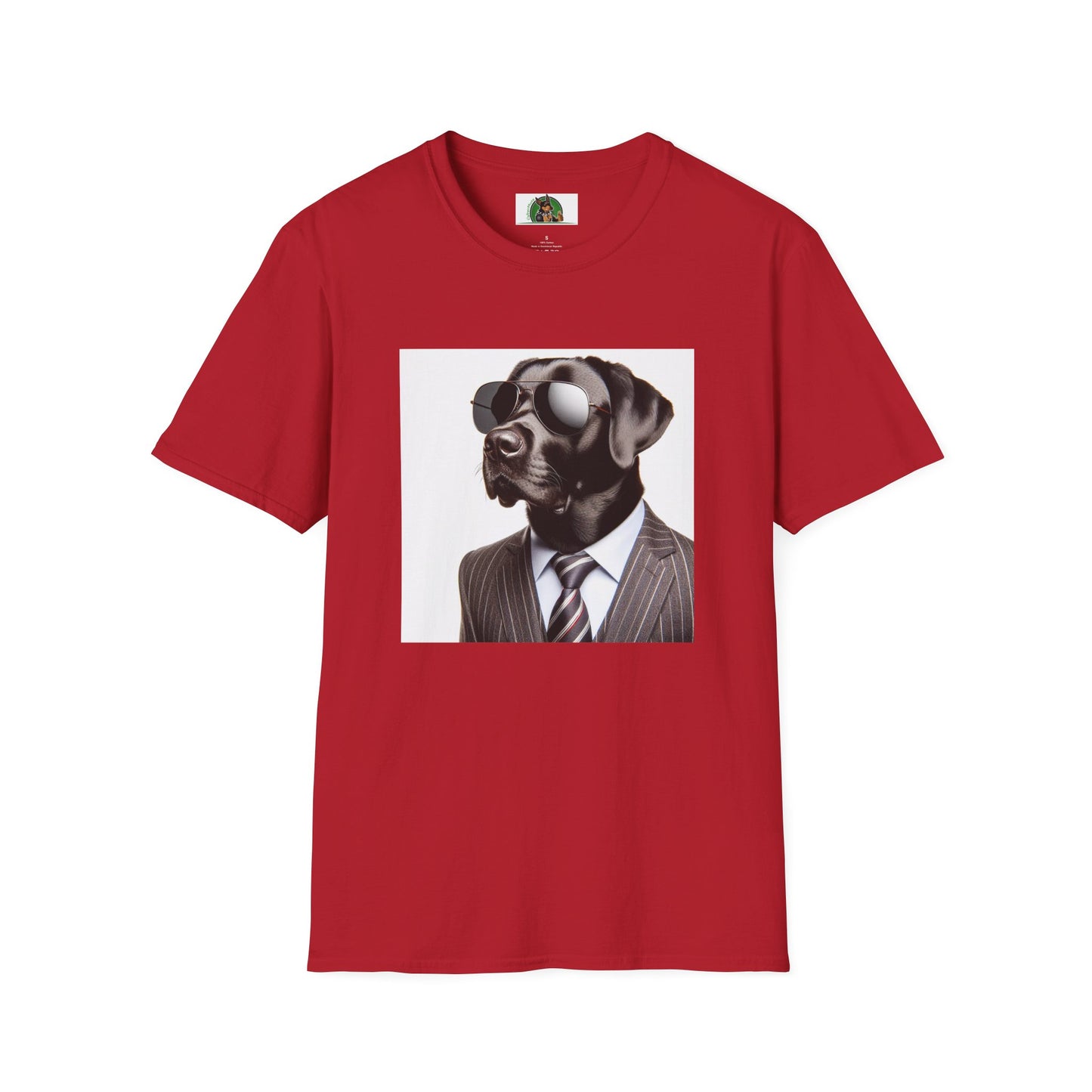 Labrador Retriever T-Shirt Printify S Cherry Red 