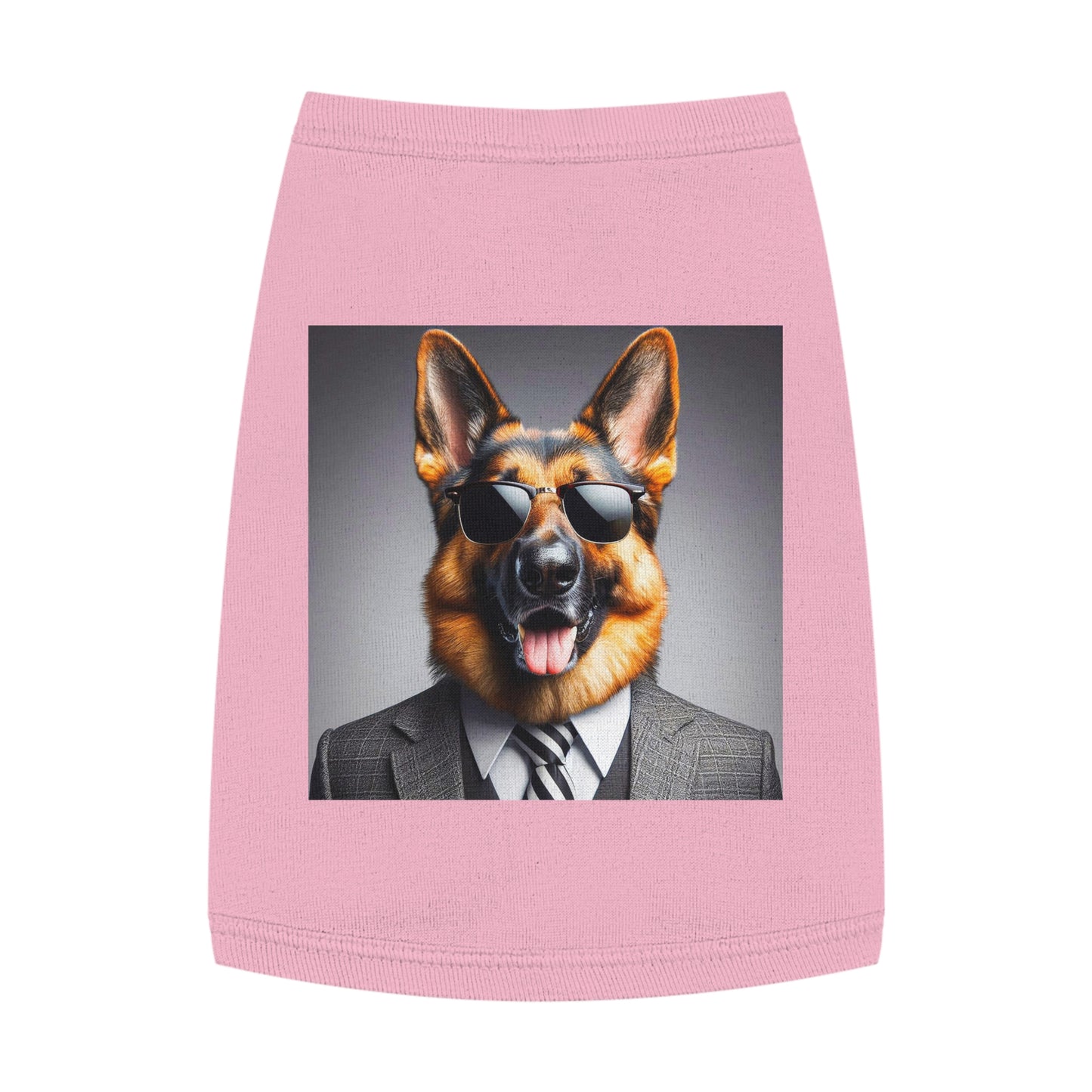 Pet Tank Top German Shepherd Pets Printify M Pink 