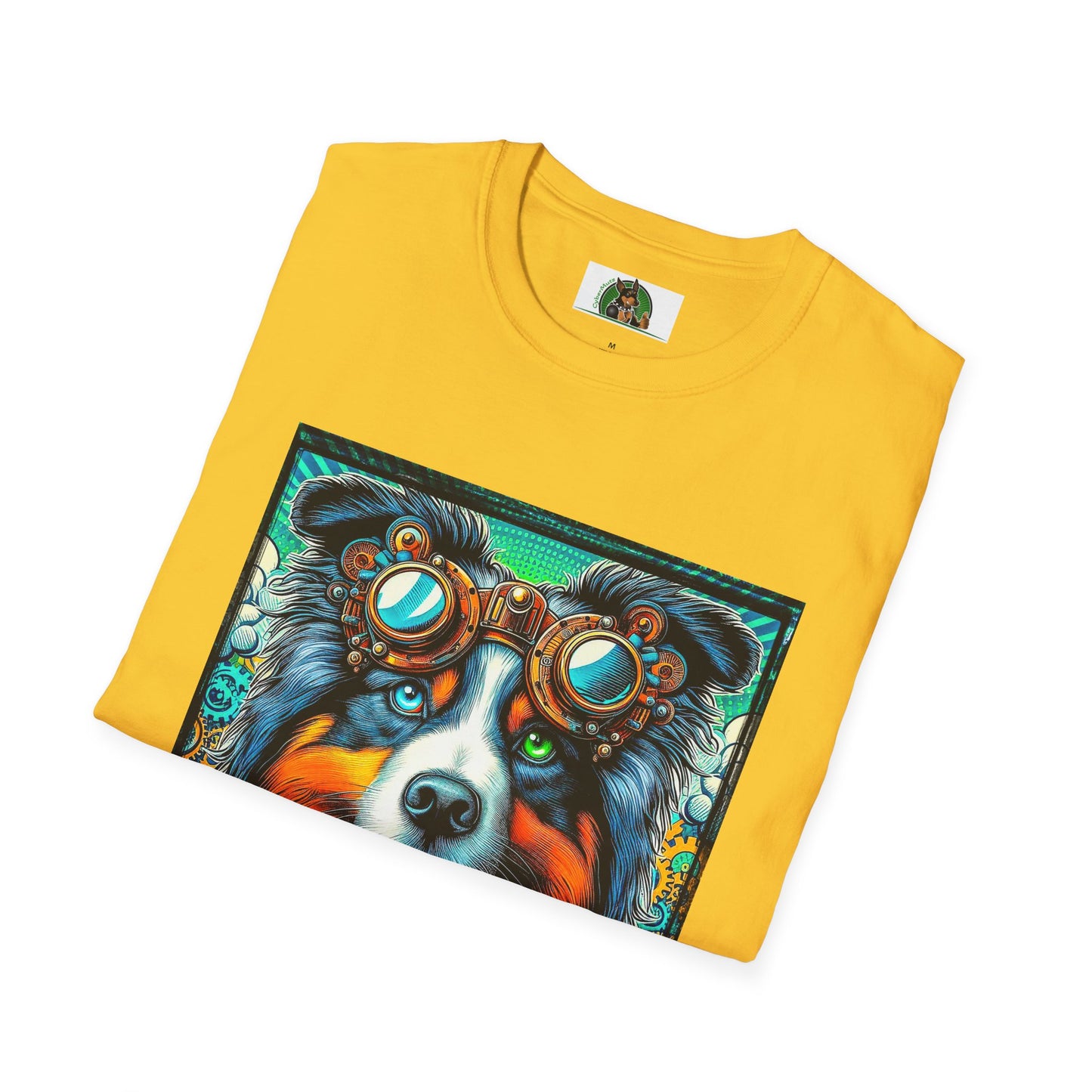 Australian Shepherd Bright Steampunk Dog