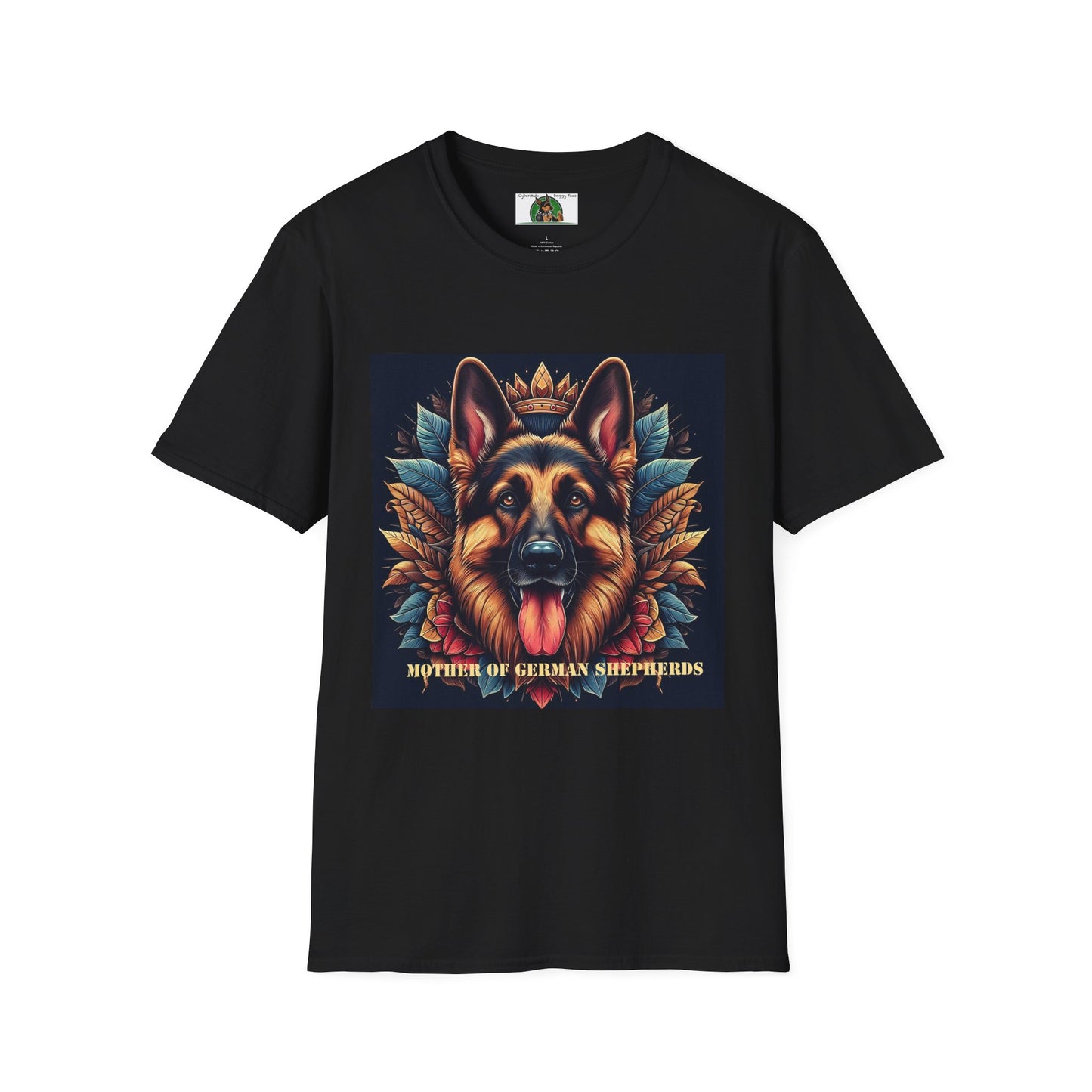 Mis·cel·la·ne·ous German Shepherd "Mother of German Shepherds" T-Shirt Printify S Black 