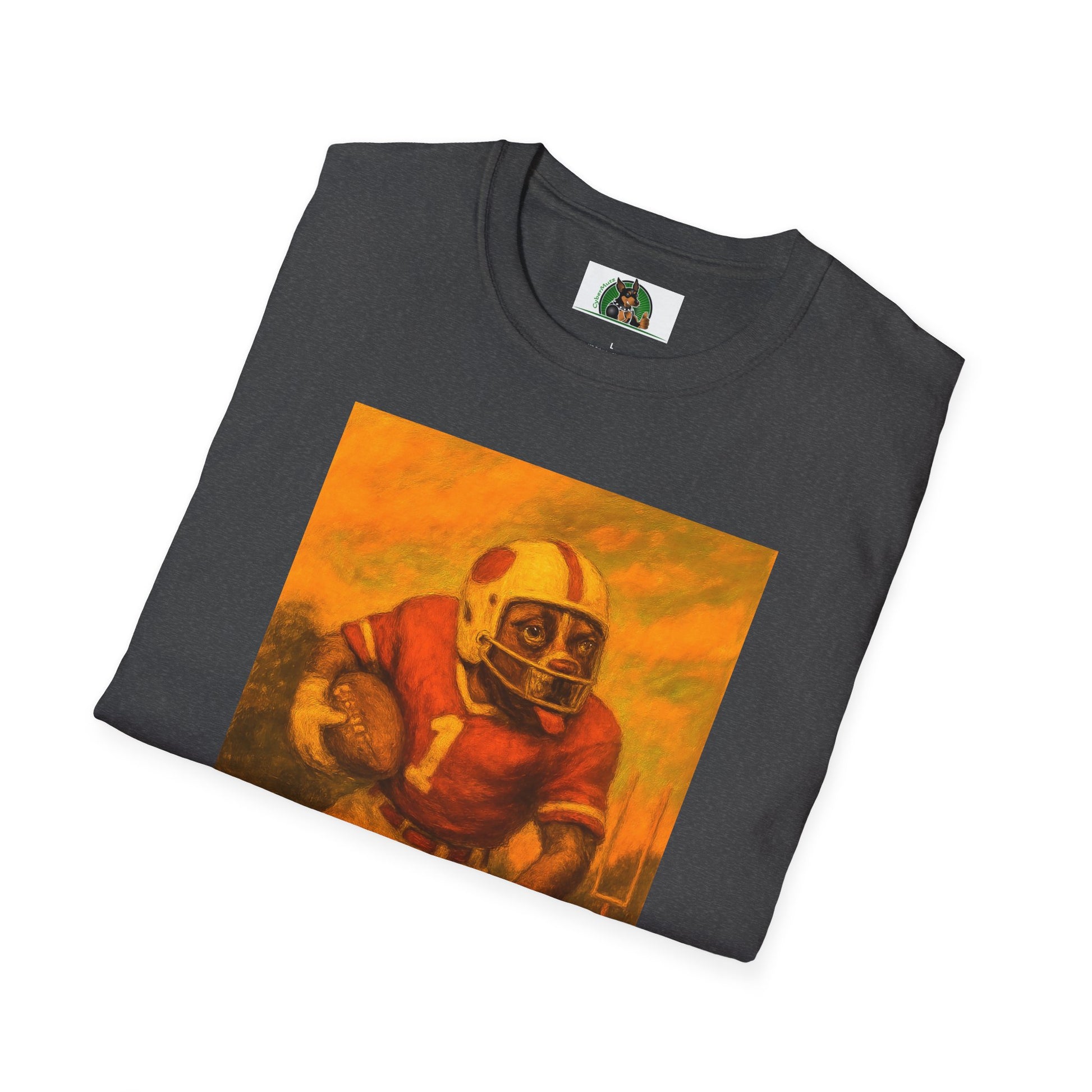 Boxer Puppy Dogs T-Shirt - Sports Football Unisex Tee T-Shirt Printify