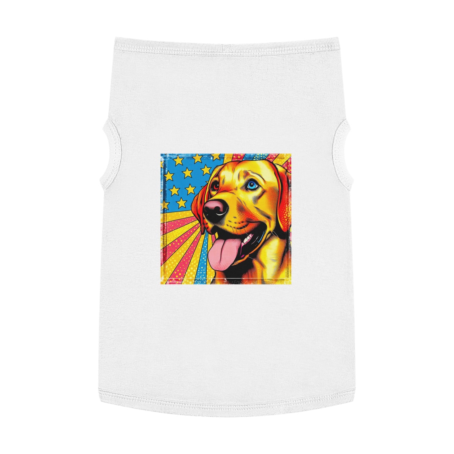 Pet Tank Top Labrador Retriever Pets Printify XL White 