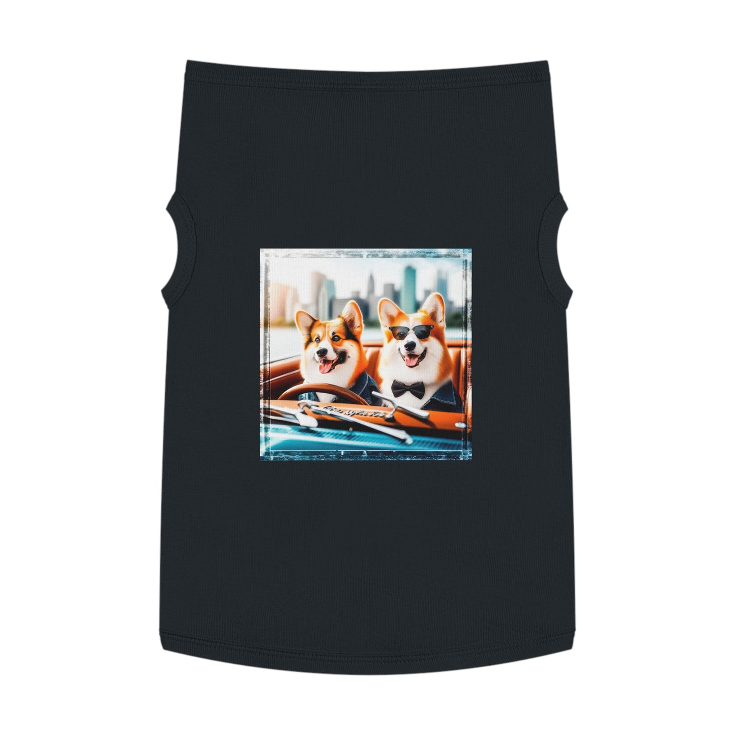 Wacky Pet Tank Top Pembroke Welsh Corgi Pets Printify   