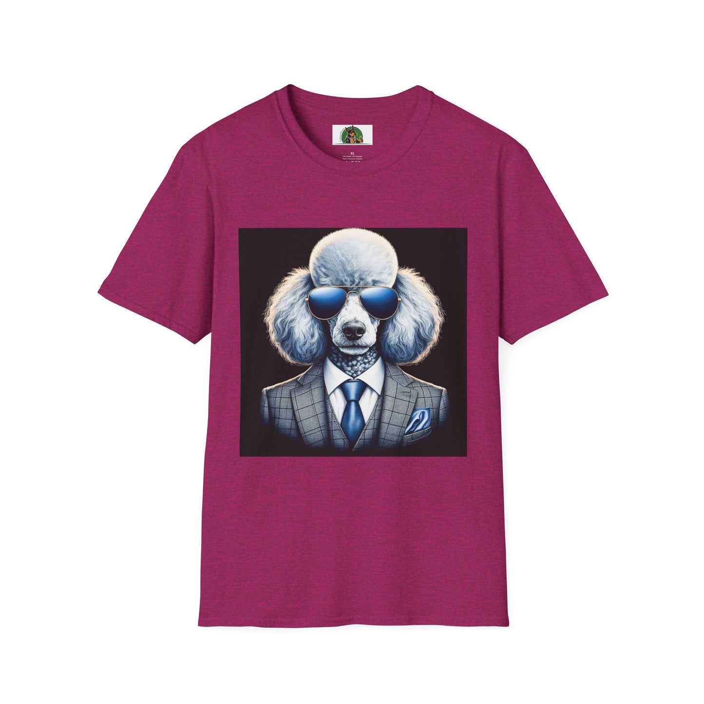 Poodle T-Shirt Printify S Antique Heliconia