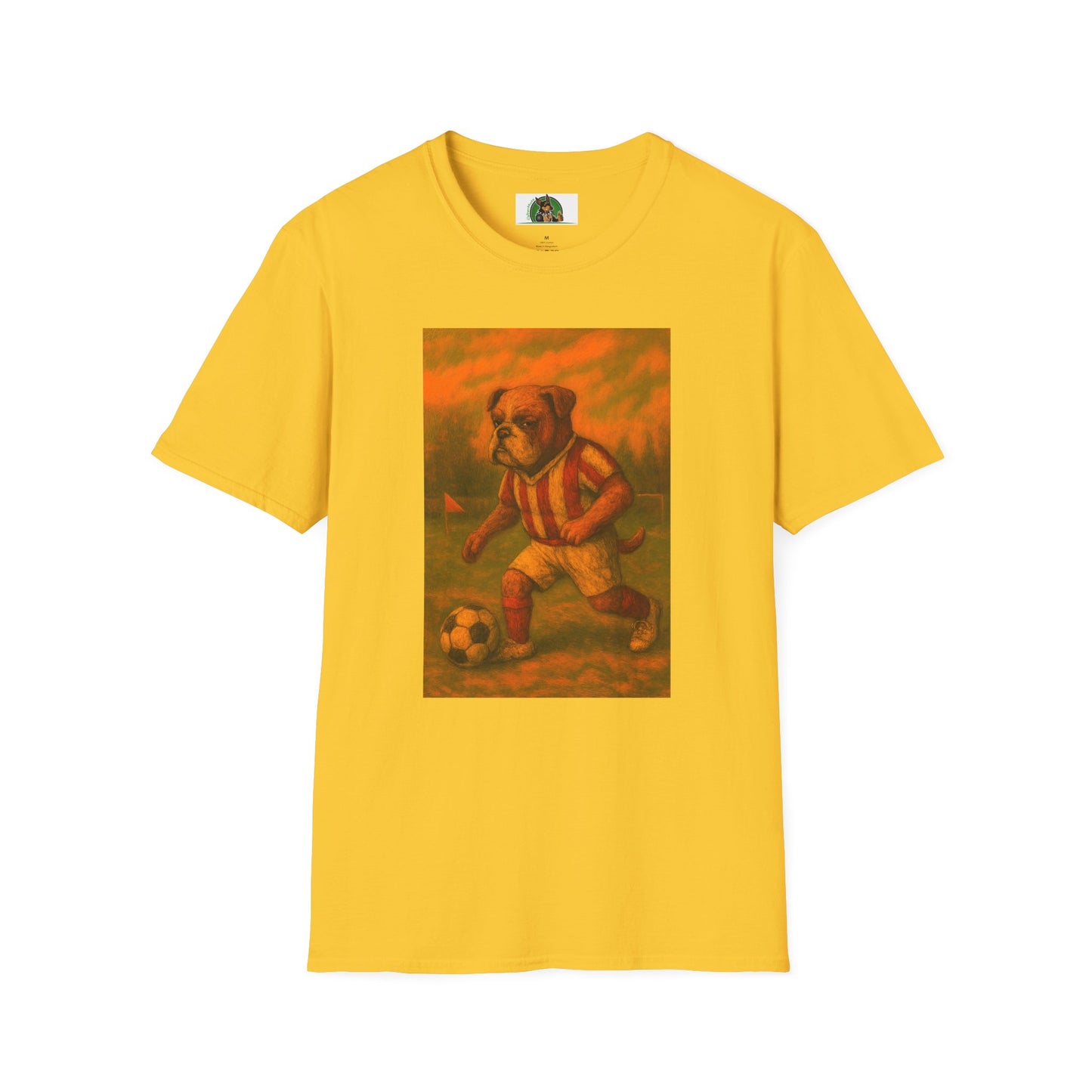 Bulldog Soccer T-Shirt - Unisex Sports Tee T-Shirt Printify Daisy S