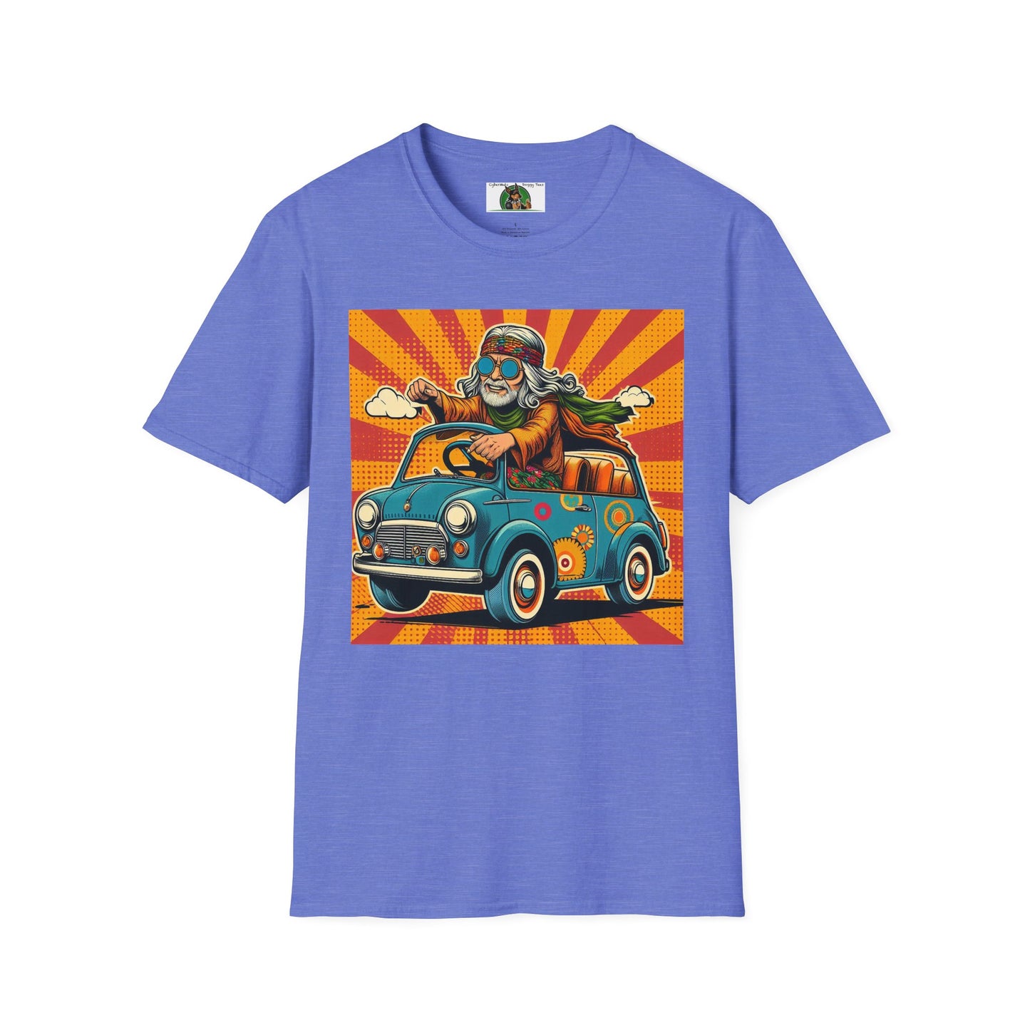 Cool Old Wacky Dude T-Shirt Printify Heather Royal S 