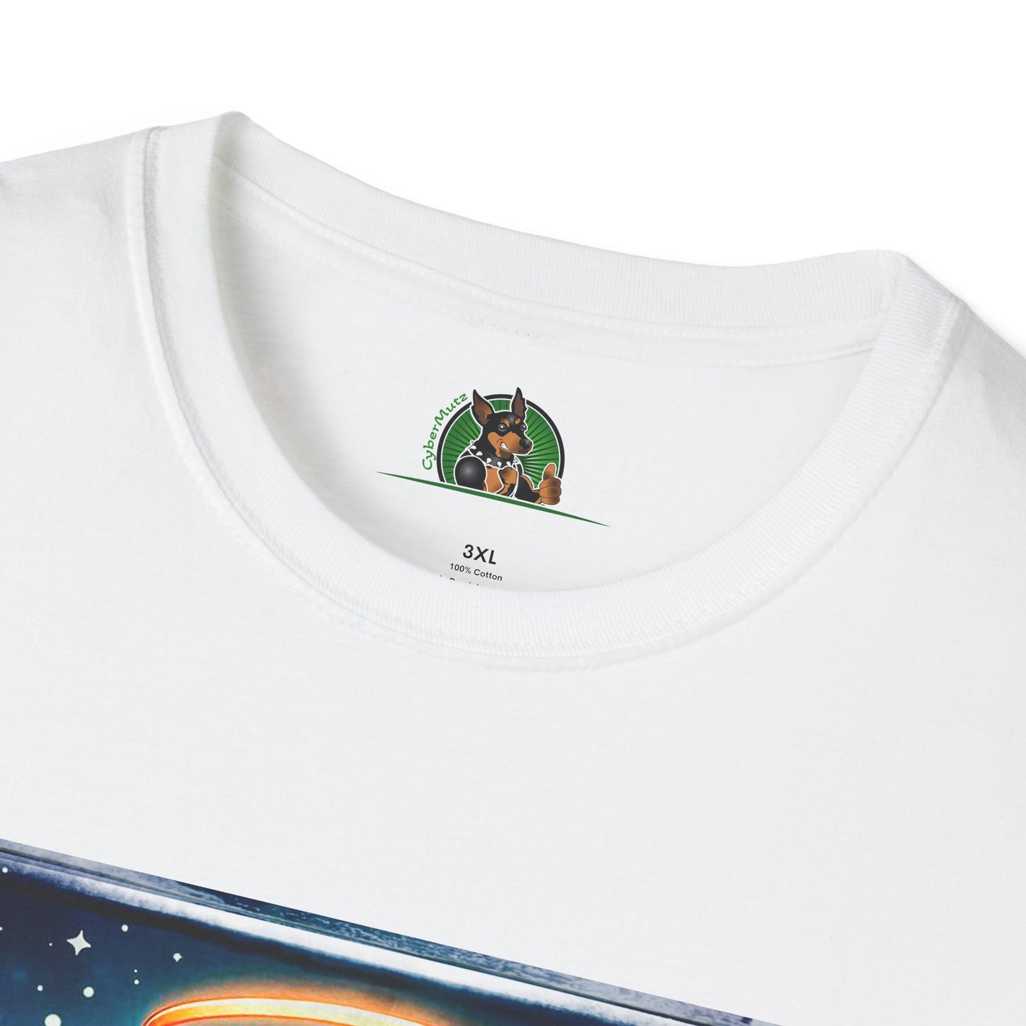 Rotteeiler sngel with harp shirt T-Shirt Printify