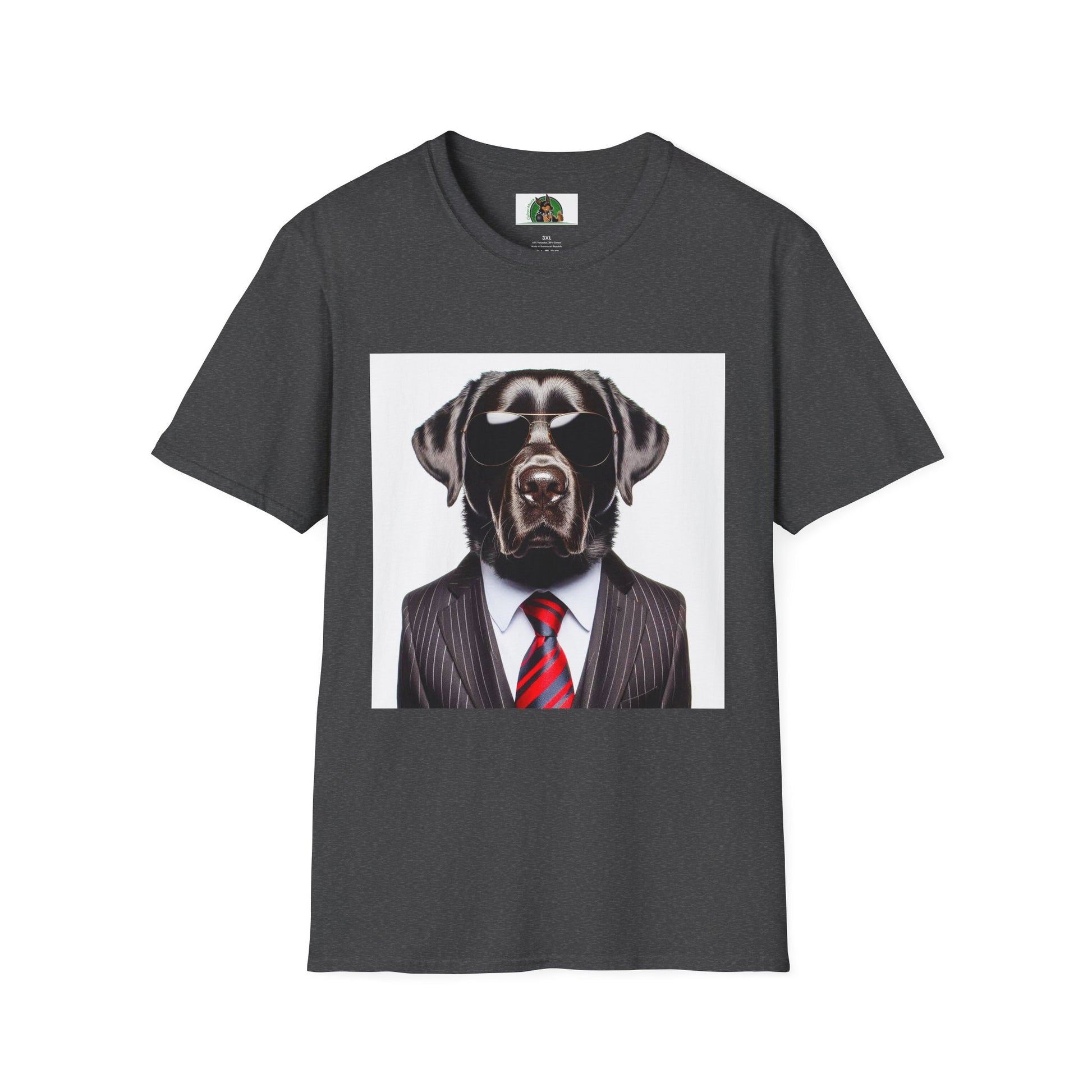 Labrador Retriever T-Shirt Printify XS Dark Heather 