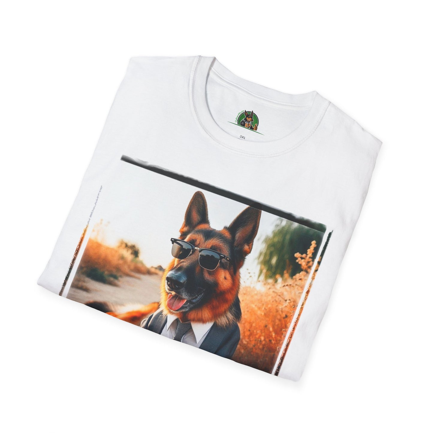German Shepherd suit and beach T-Shirt Printify
