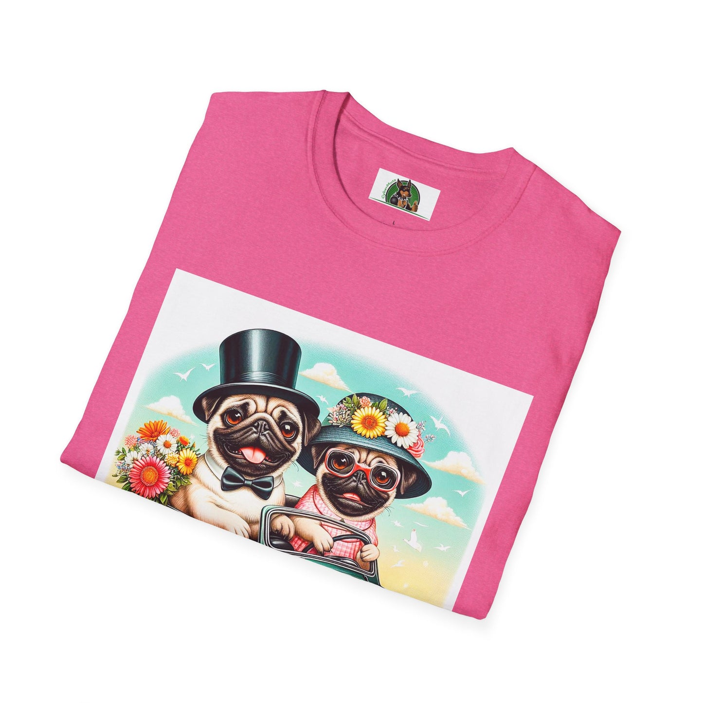 Wacky Pugs T-Shirt Printify   