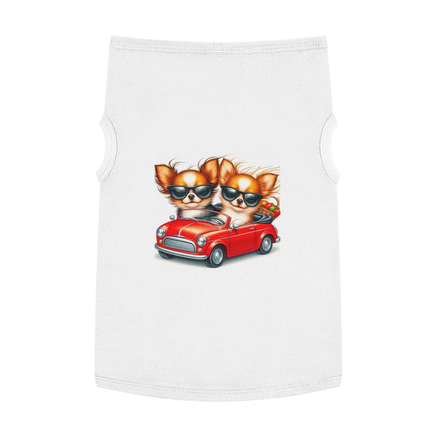 Pet Tank Top Chihuahua Pets Printify XL White