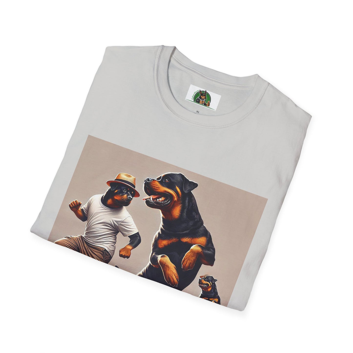 Dancing Rottweiler T-Shirt for Dog Lovers