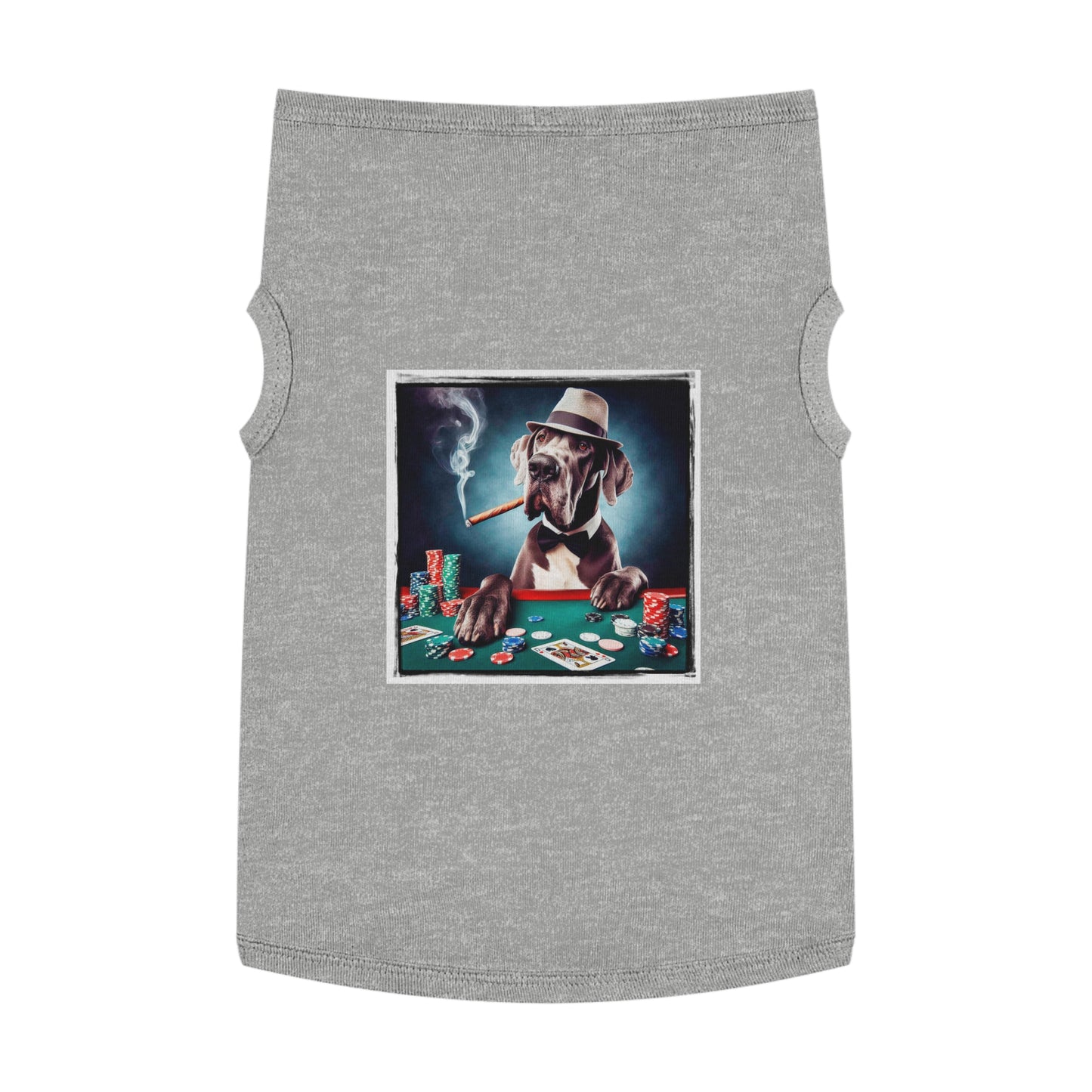 Pet Tank Top Great Dane Pets Printify XL Heather