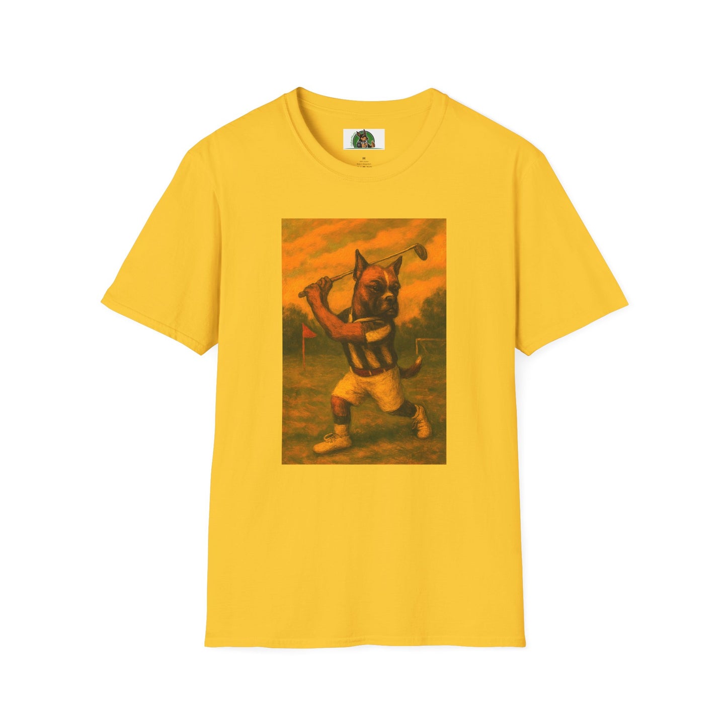 Boxer Puppy Dogs T-Shirt - Sports Golf Unisex T-Shirt Printify Daisy S