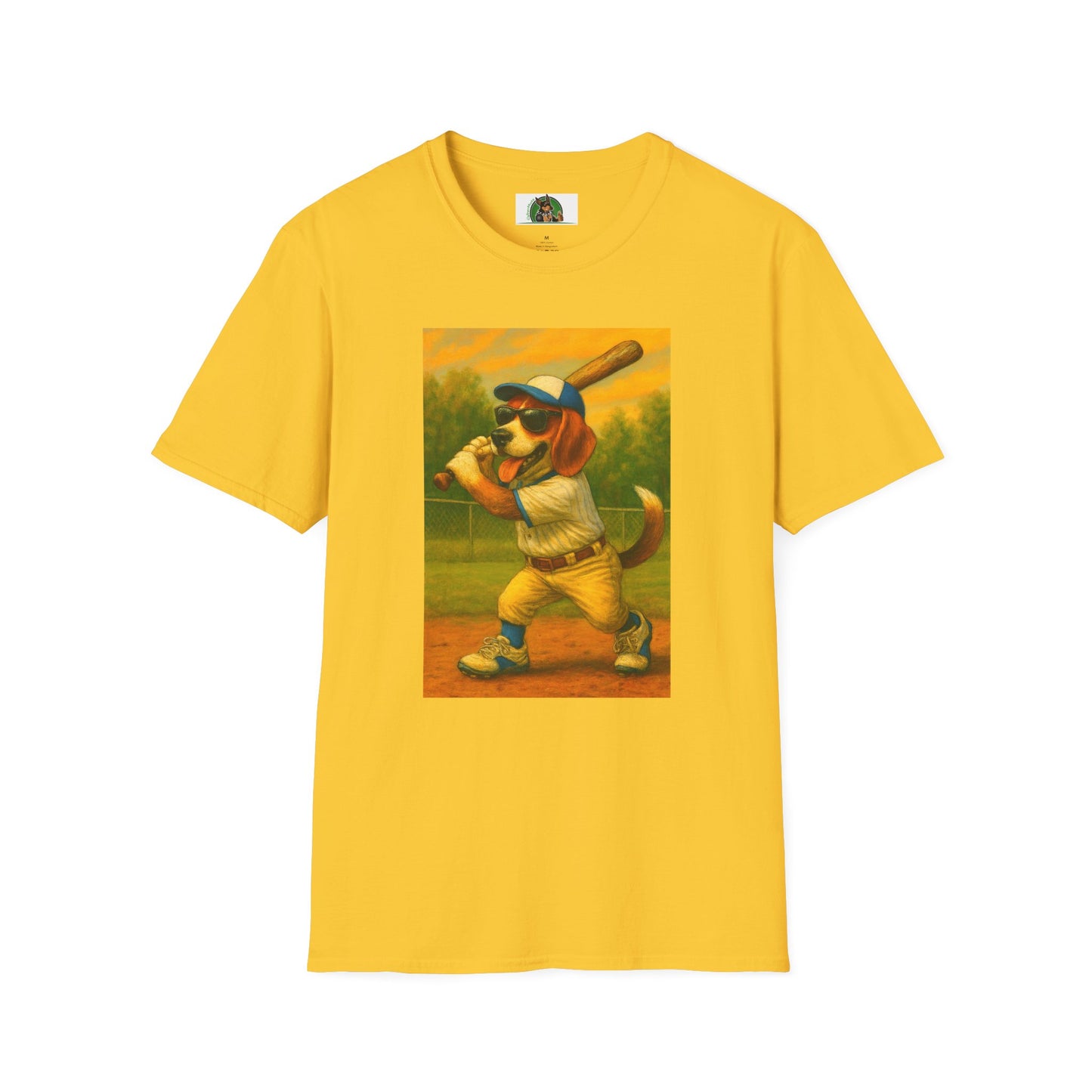 Sports Beagle Baseball T-Shirt T-Shirt Printify S Daisy