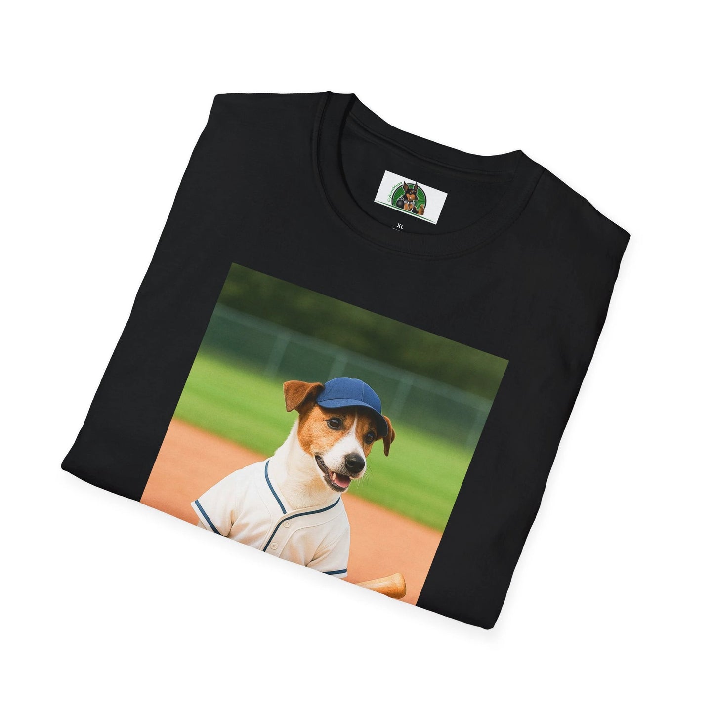 Jack Russell Baseball Tee — Sports Dog T-Shirt by Printify