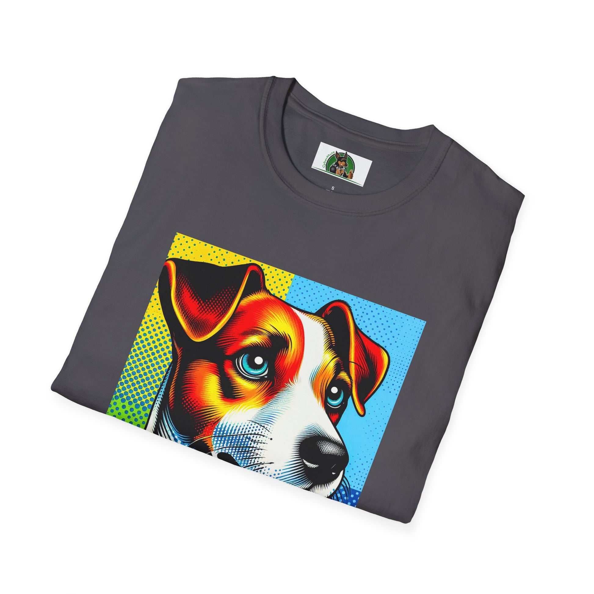 Jack Russell Colorful Pop Art T-Shirt Printify
