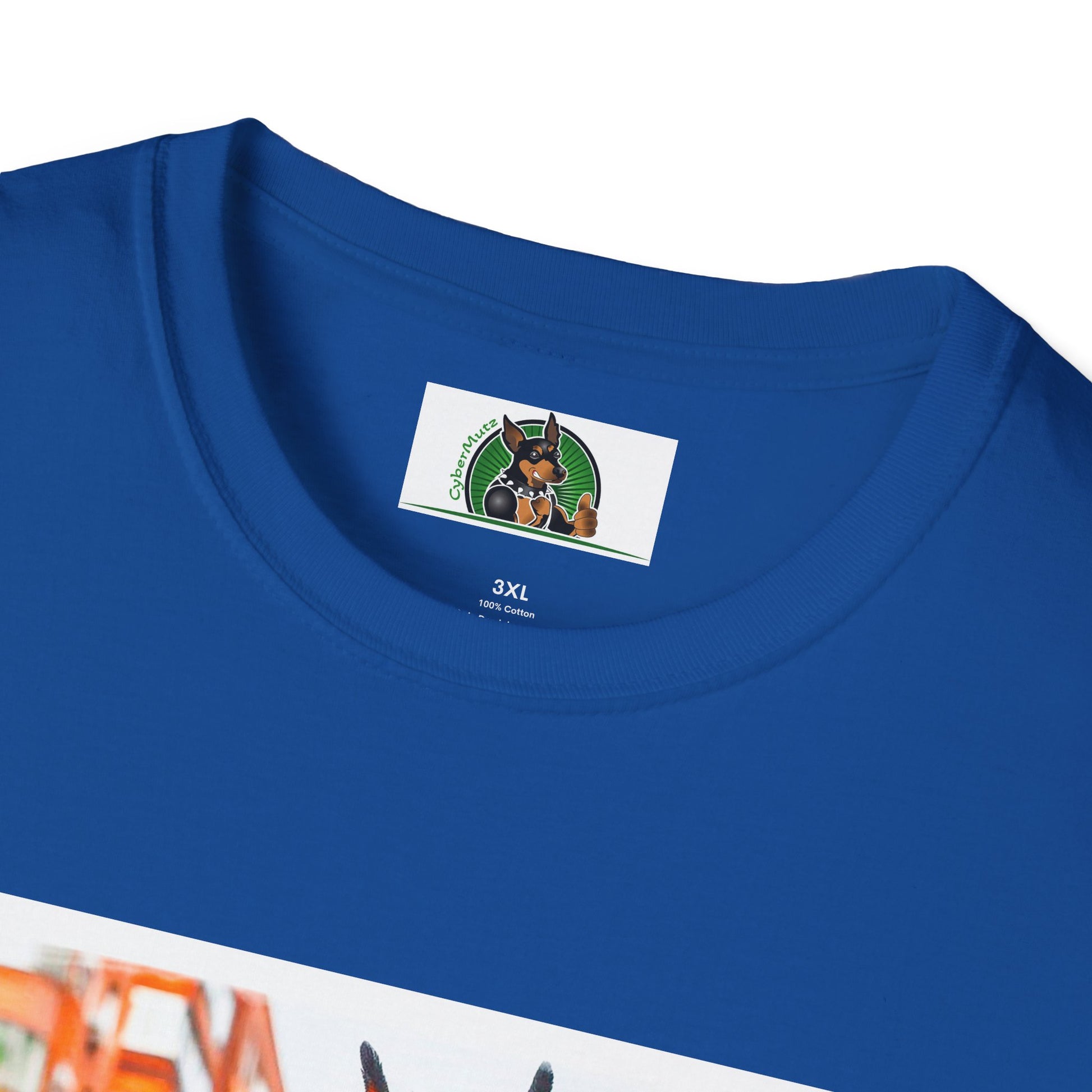 Doberman skate crew t shirt T-Shirt Printify