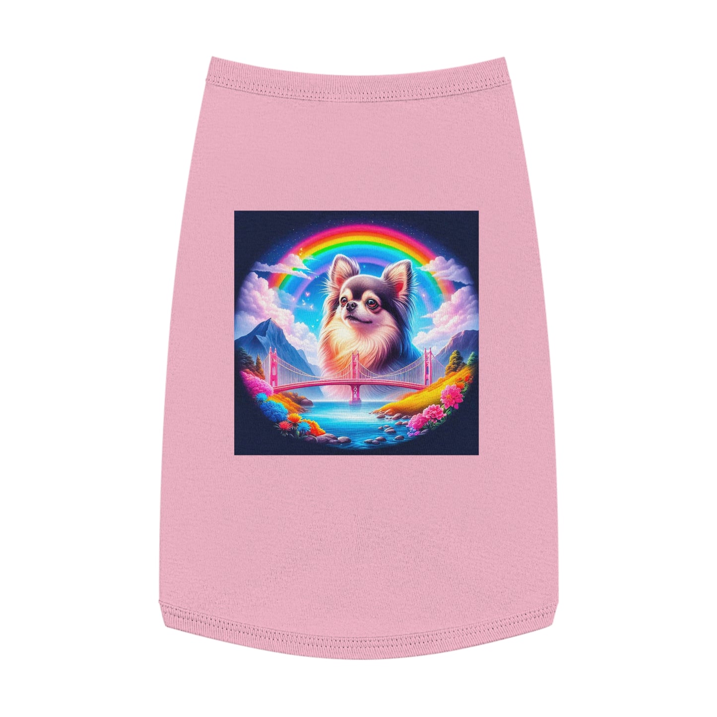 Pet Tank Top Chihuahua Pets Printify L Pink