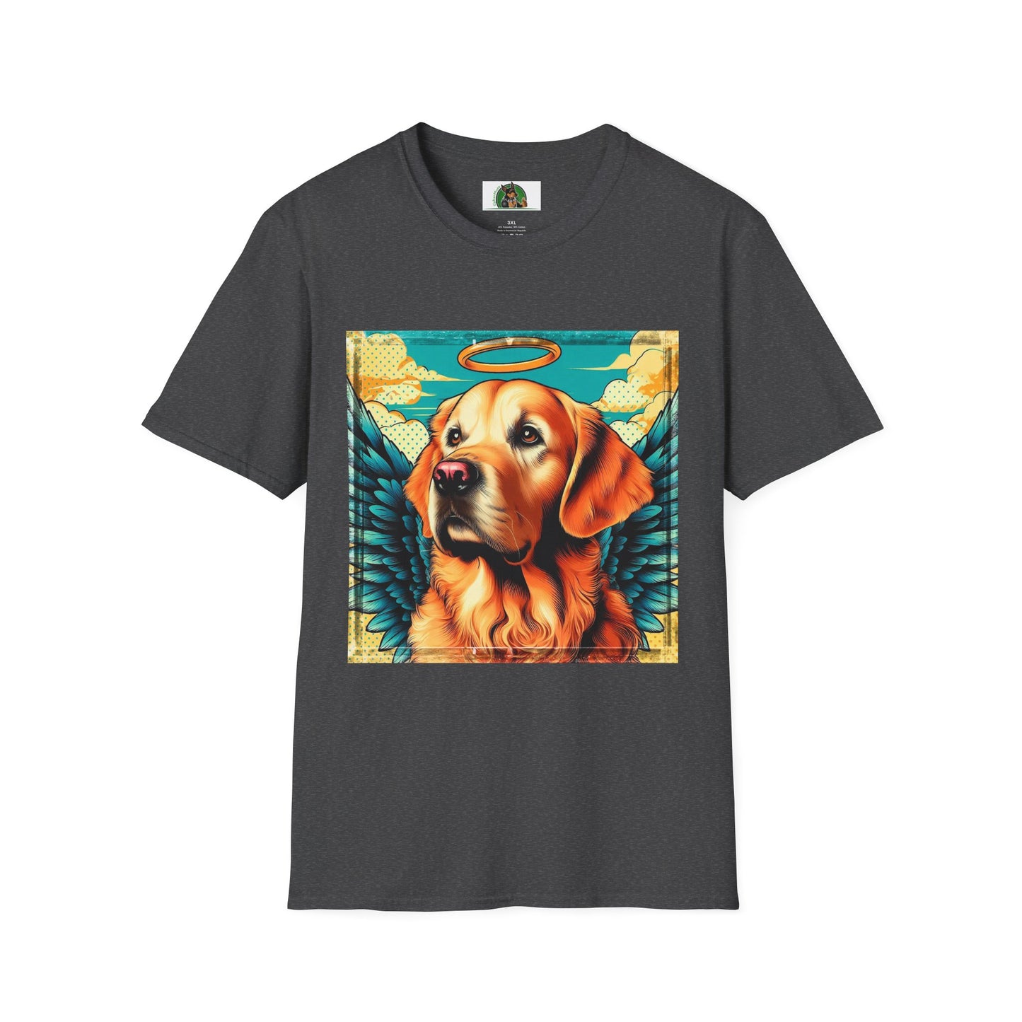 Golden Retriever T-Shirt Printify XS Dark Heather